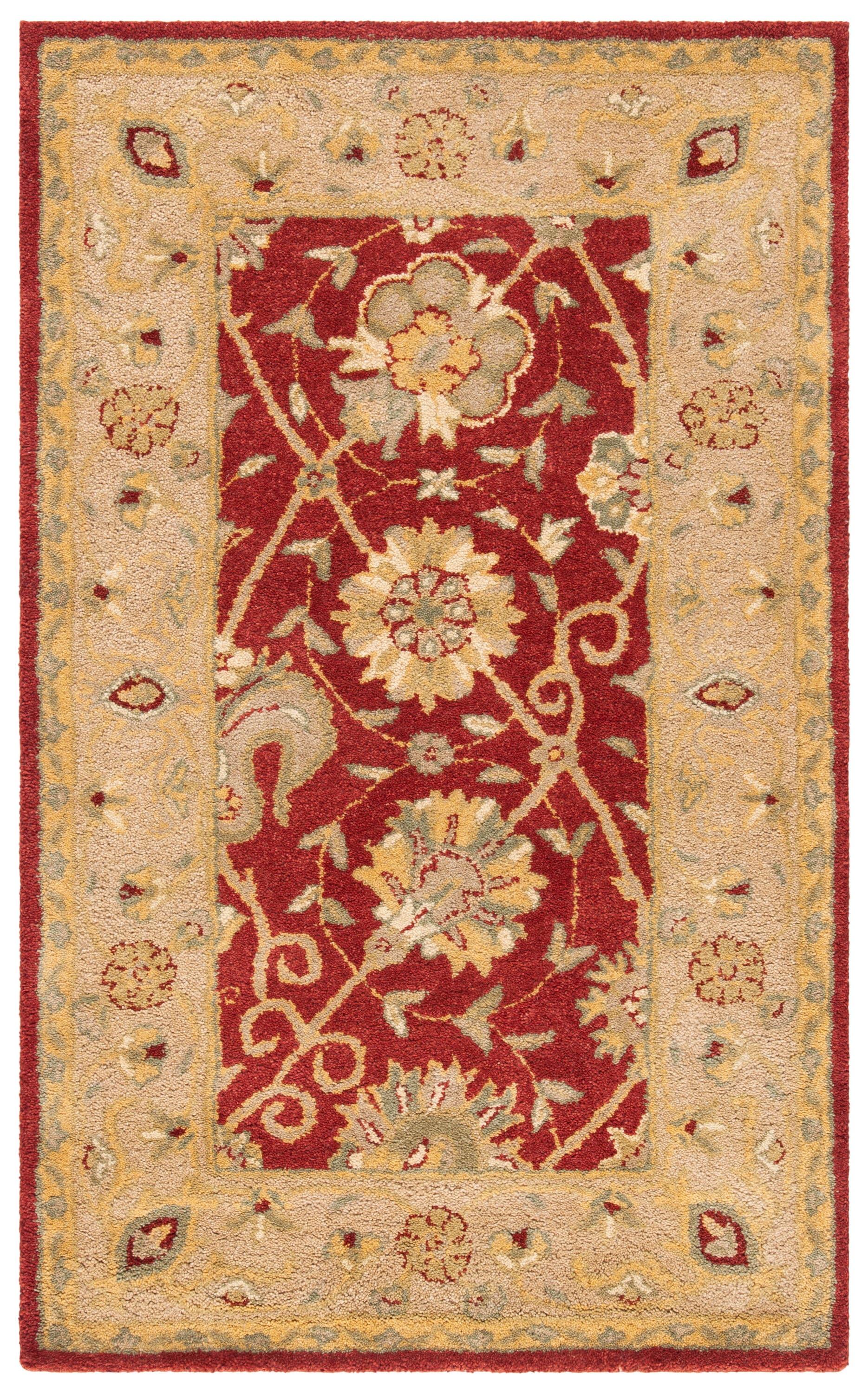 Antiquity AT21 Hand Tufted Indoor Accent Rug - Rust - 3'x5' - Safavieh