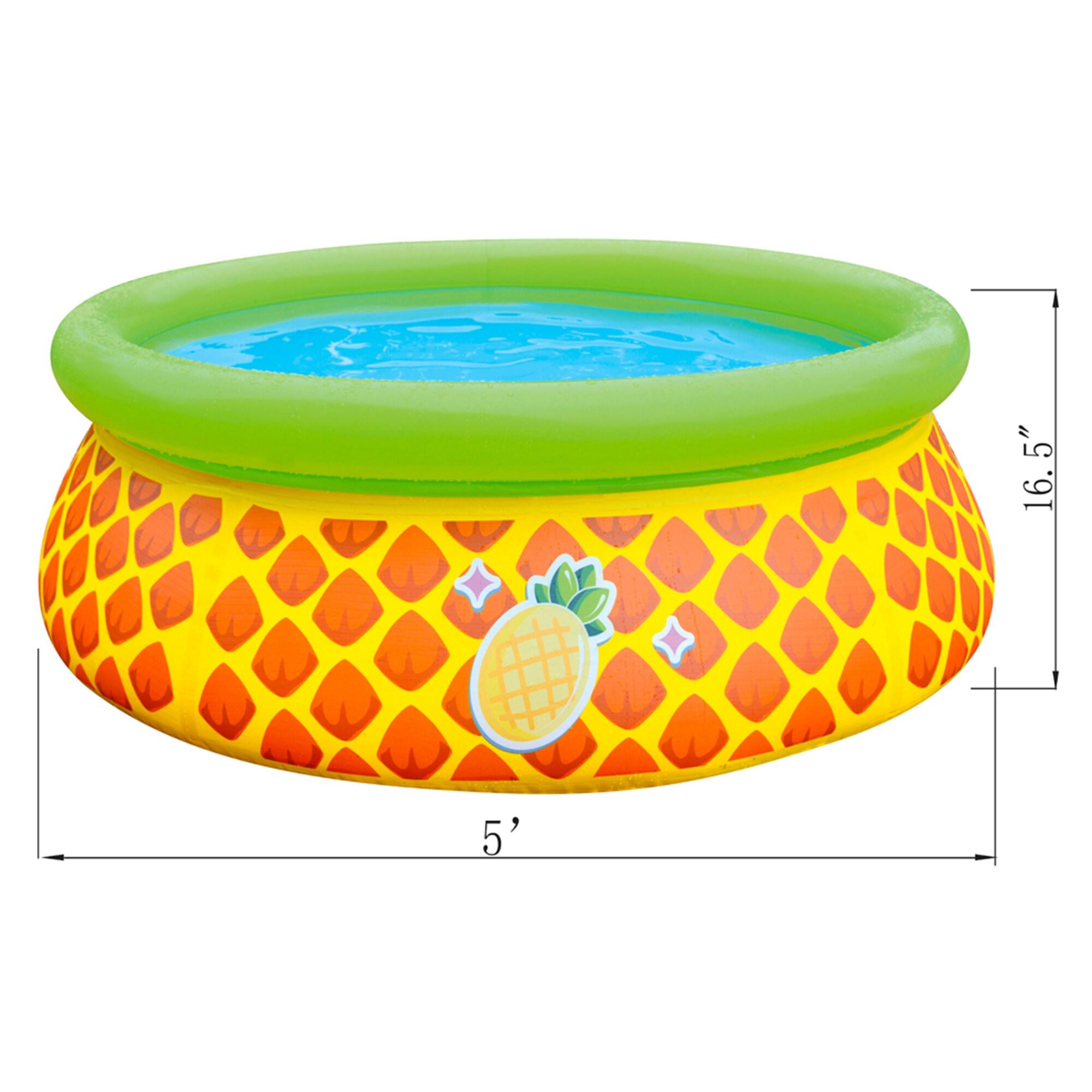 JLeisure JLeisure Prompt Set Inflatable Outdoor Backyard Swimming Pool (Set of 2)