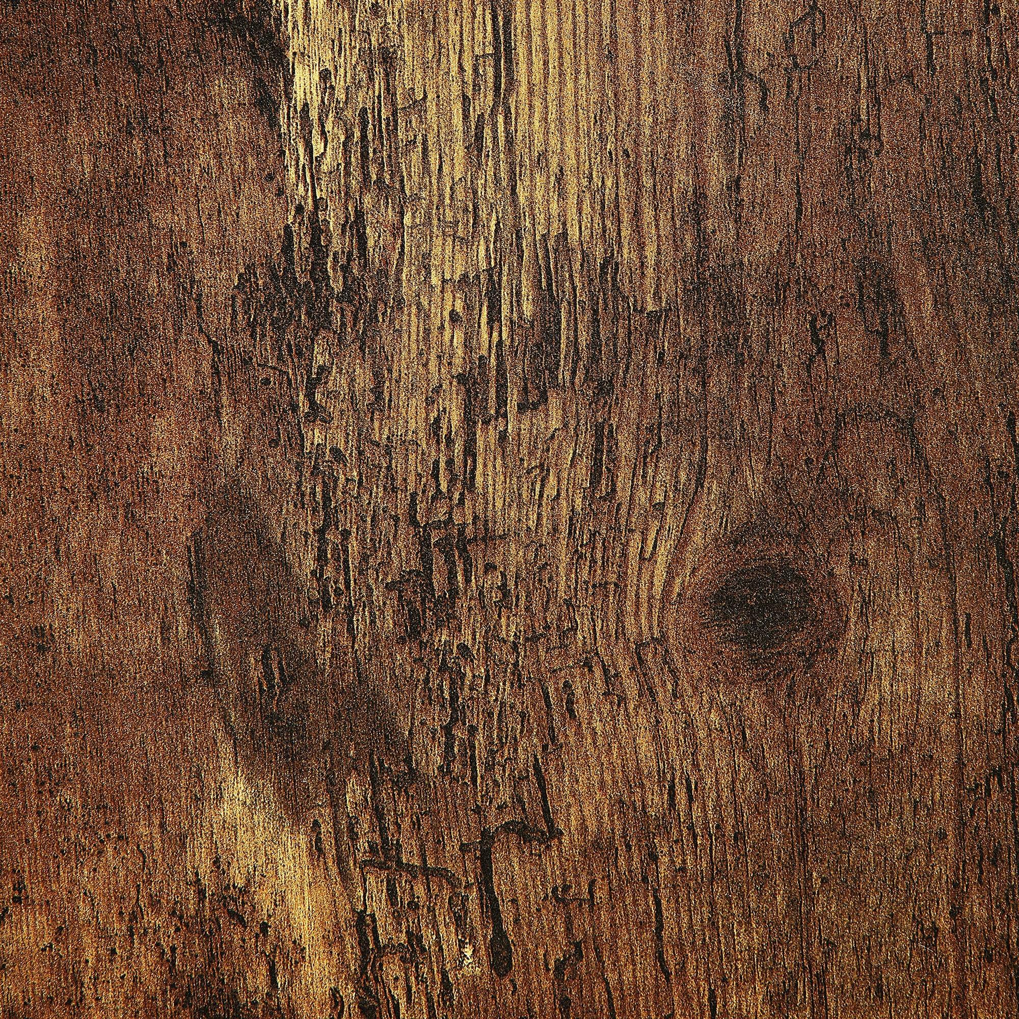 Designs2Go Charlie Serving Bar Cart in Walnut Wood Finish and Black Metal Frame