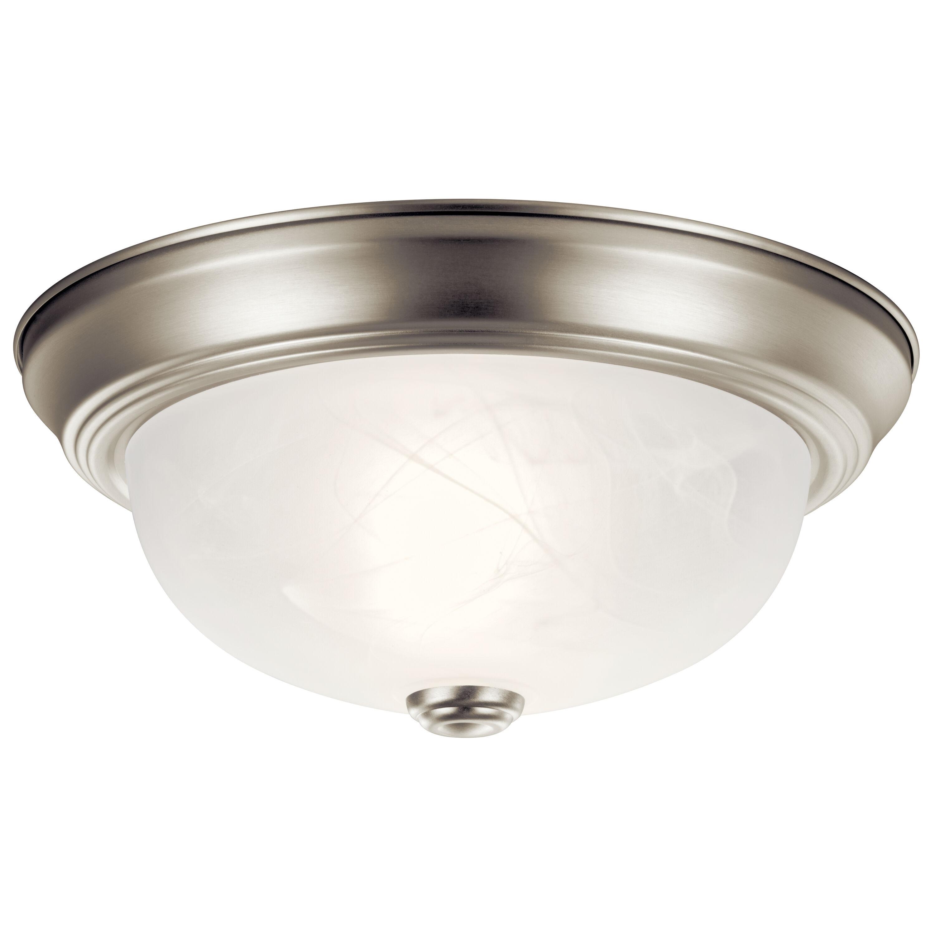 Kichler Lighting 2 - Light Flush Mount in  Brushed Nickel