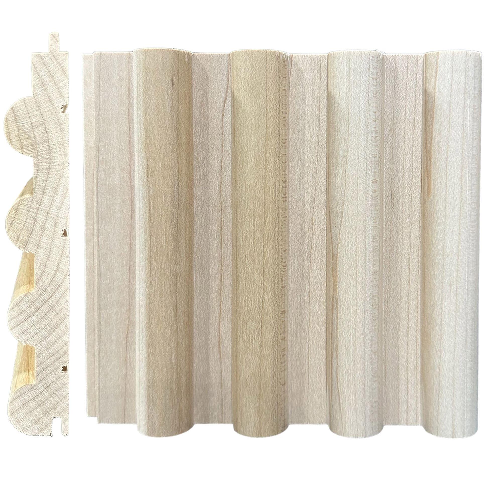 emark H 5.25'' W x 0.75'' D Wood Wall Nice / Cove (Set of 8)