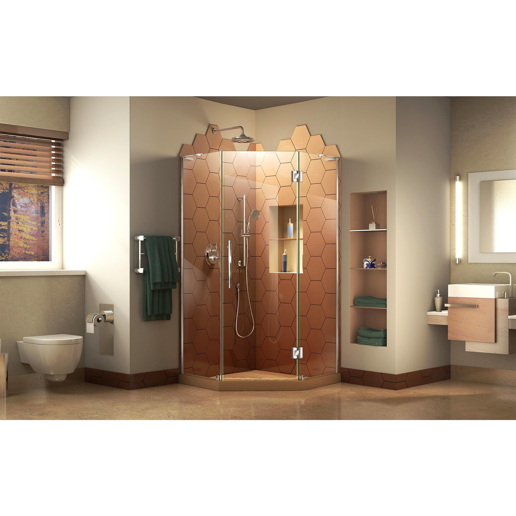 Prism Plus 34" x 72" Neo-angle Hinged Shower Enclosure
