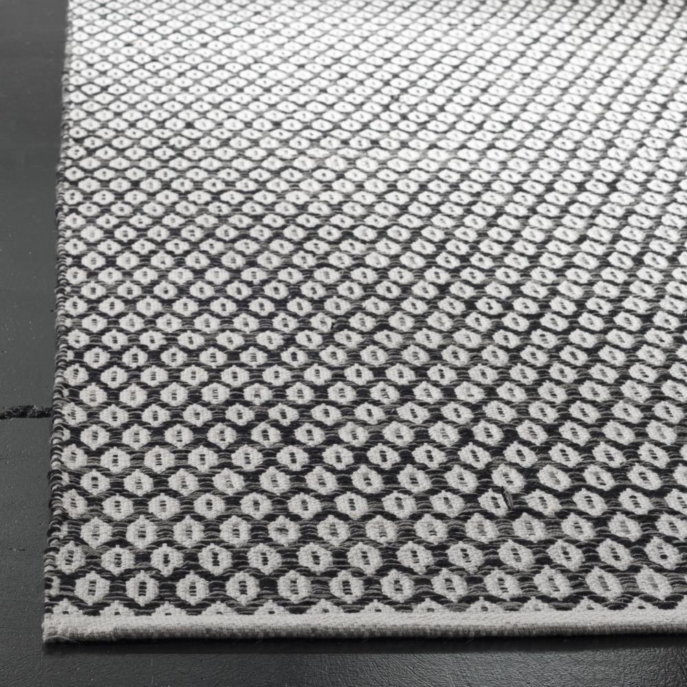 Montauk MTK608 Hand Woven Indoor Area Rug - Black/Ivory - 5'x8' - Safavieh