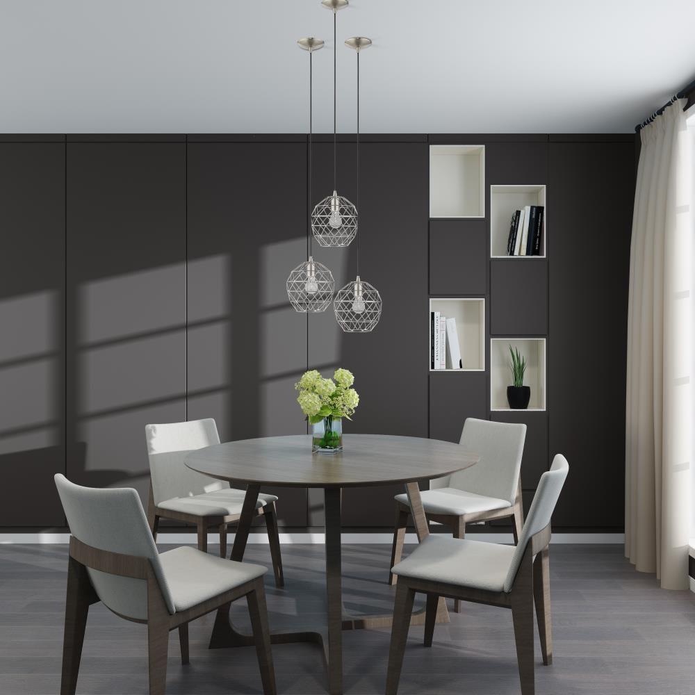 Livex Lighting Geometric Shade 1 - Light Pendant in  Brushed Nickel