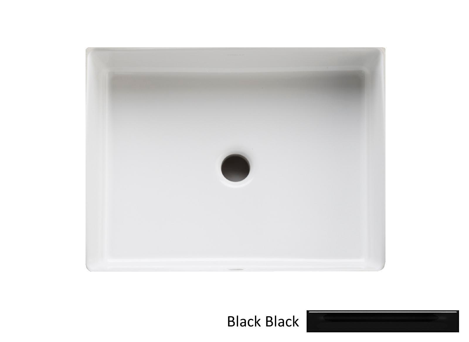 Verticyl Rectangular Undermount Bathroom Sink with Overflow