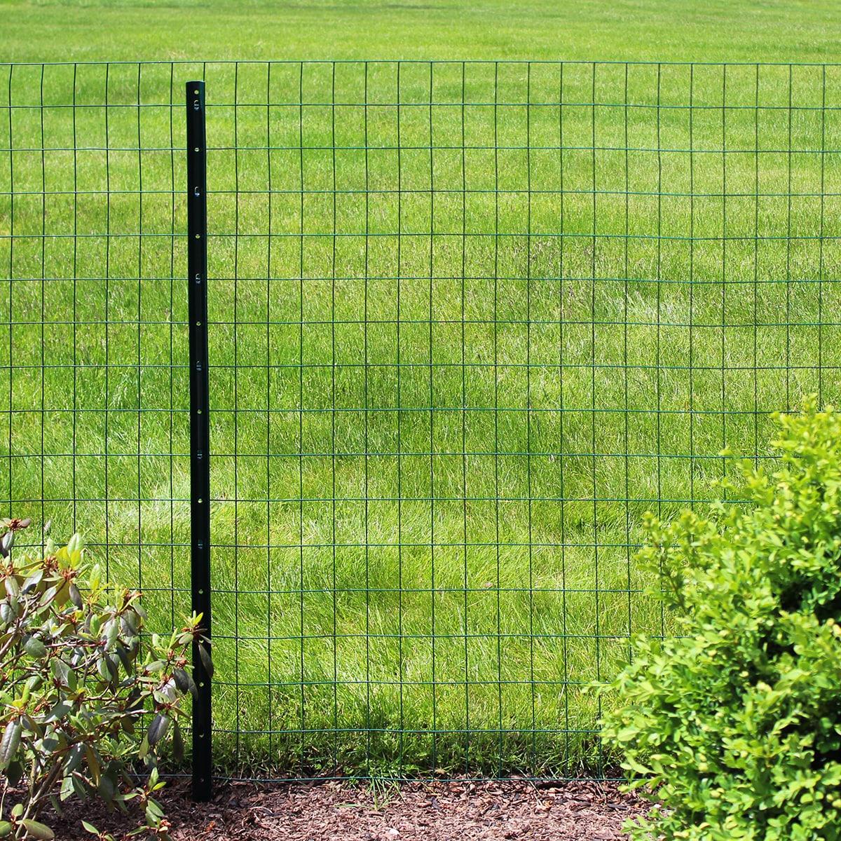 Garden Zone Green Vinyl Coated 48 in. H x 50 ft. L Steel Fence