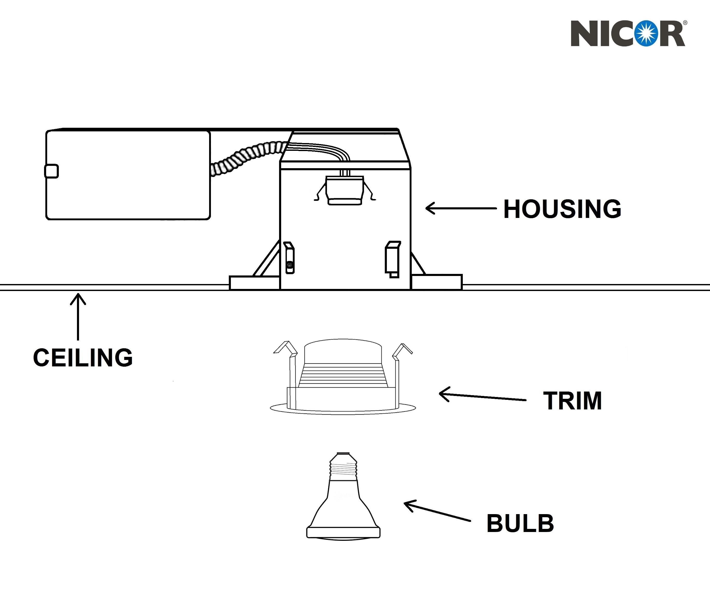 4'' Baffle Recessed Trim