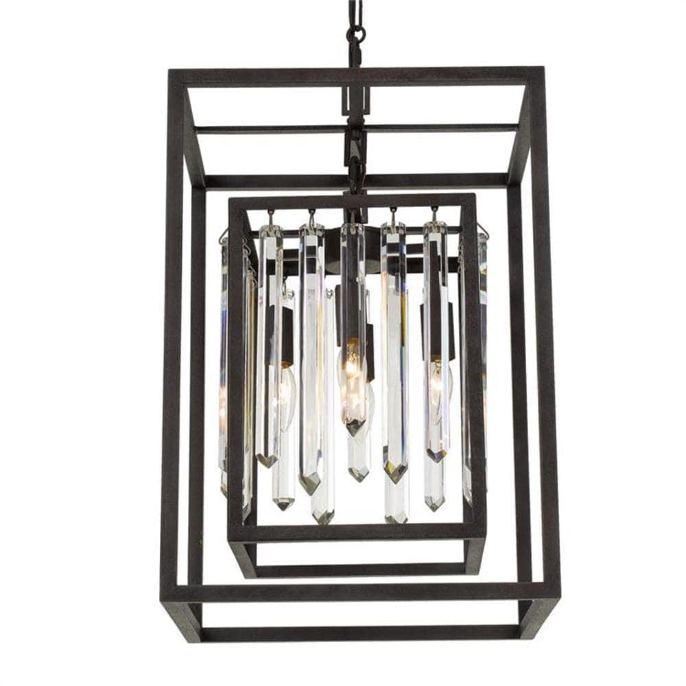 8404-FB-Crystorama Lighting-Hollis - 23 Inch Four Light Chandelier