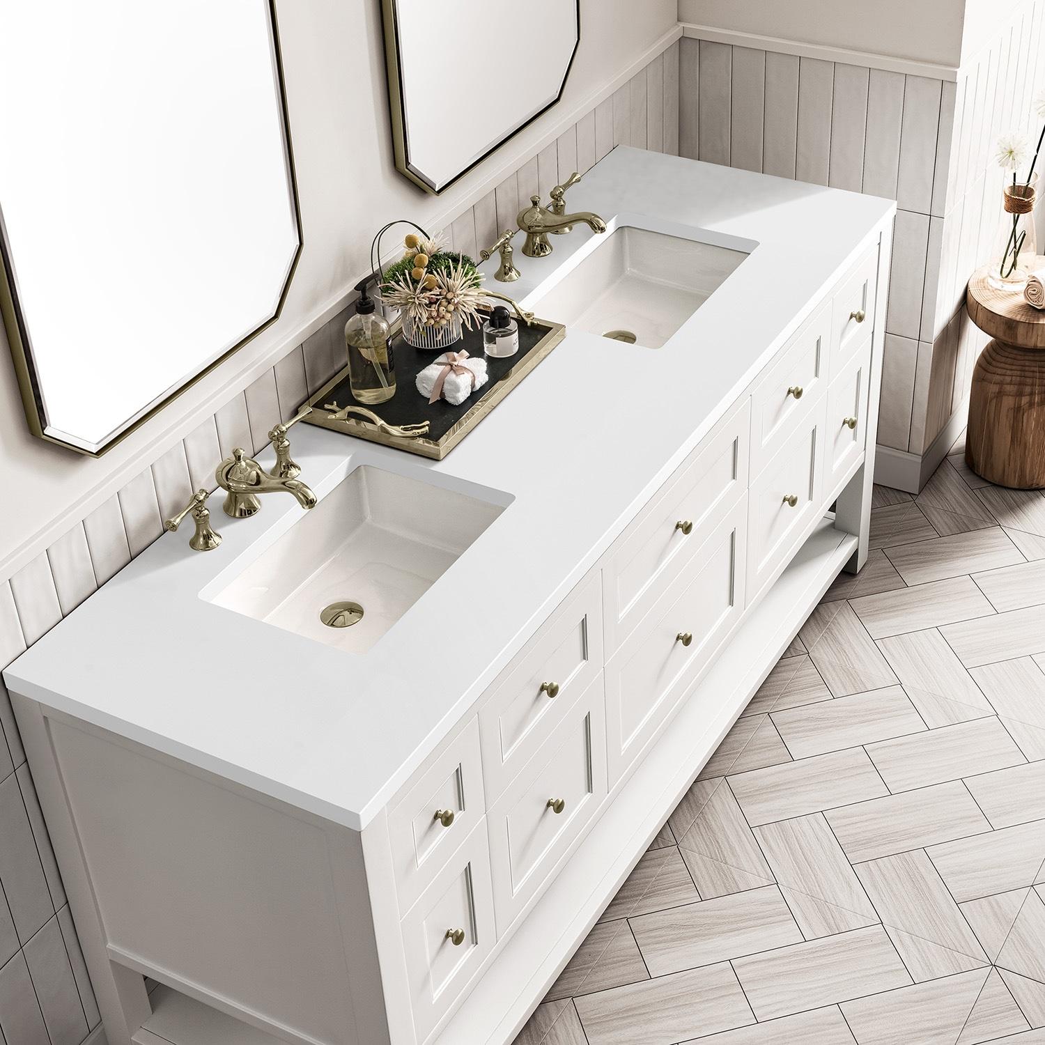 Breckenridge 72" Double Bathroom Vanity Set