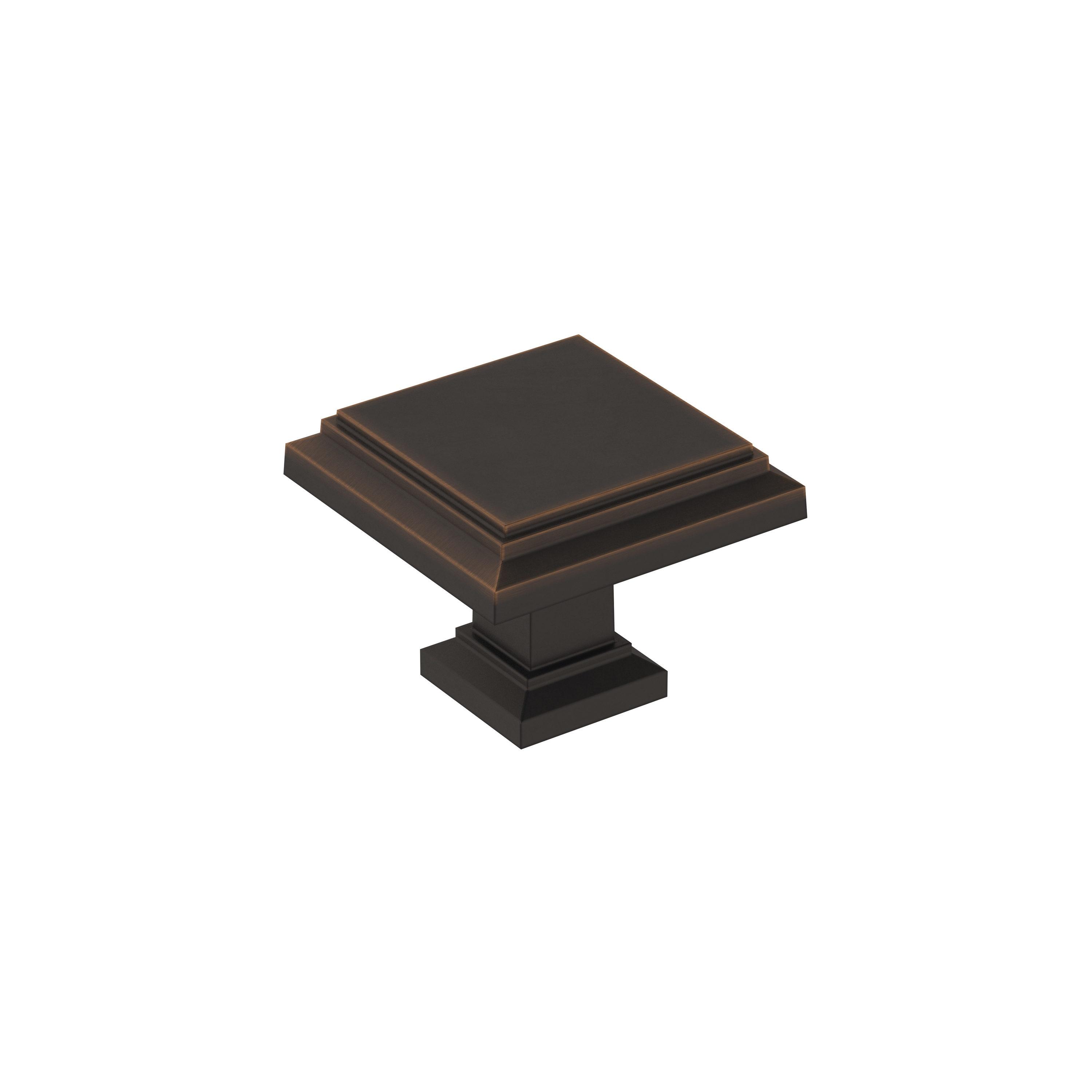 Amerock Appoint 1-1/4 inch (32mm) Length Oil-Rubbed Bronze Cabinet Knob