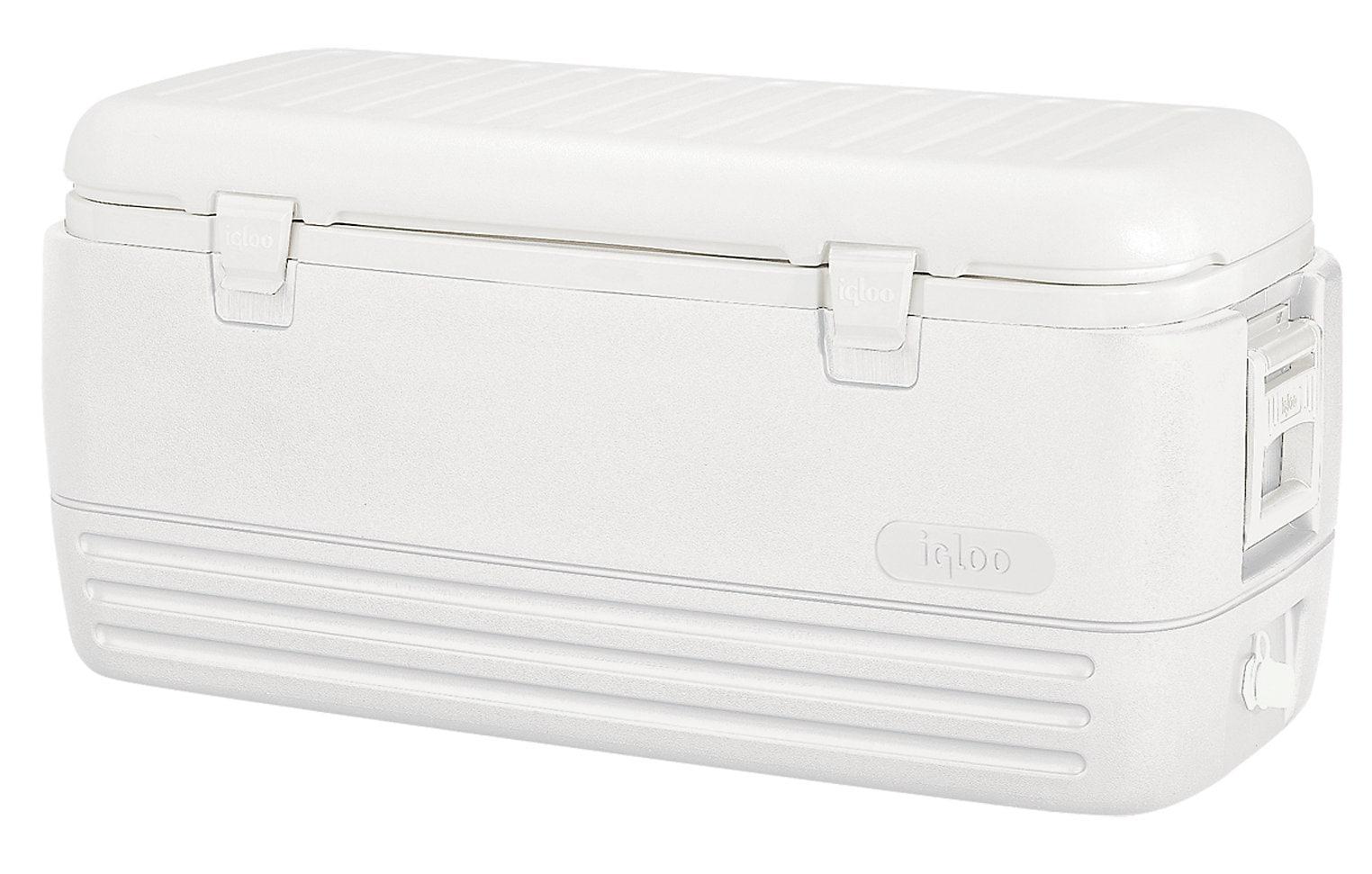 Igloo 120 qt. Quick & Cool Polar Ice Chest Cooler, White