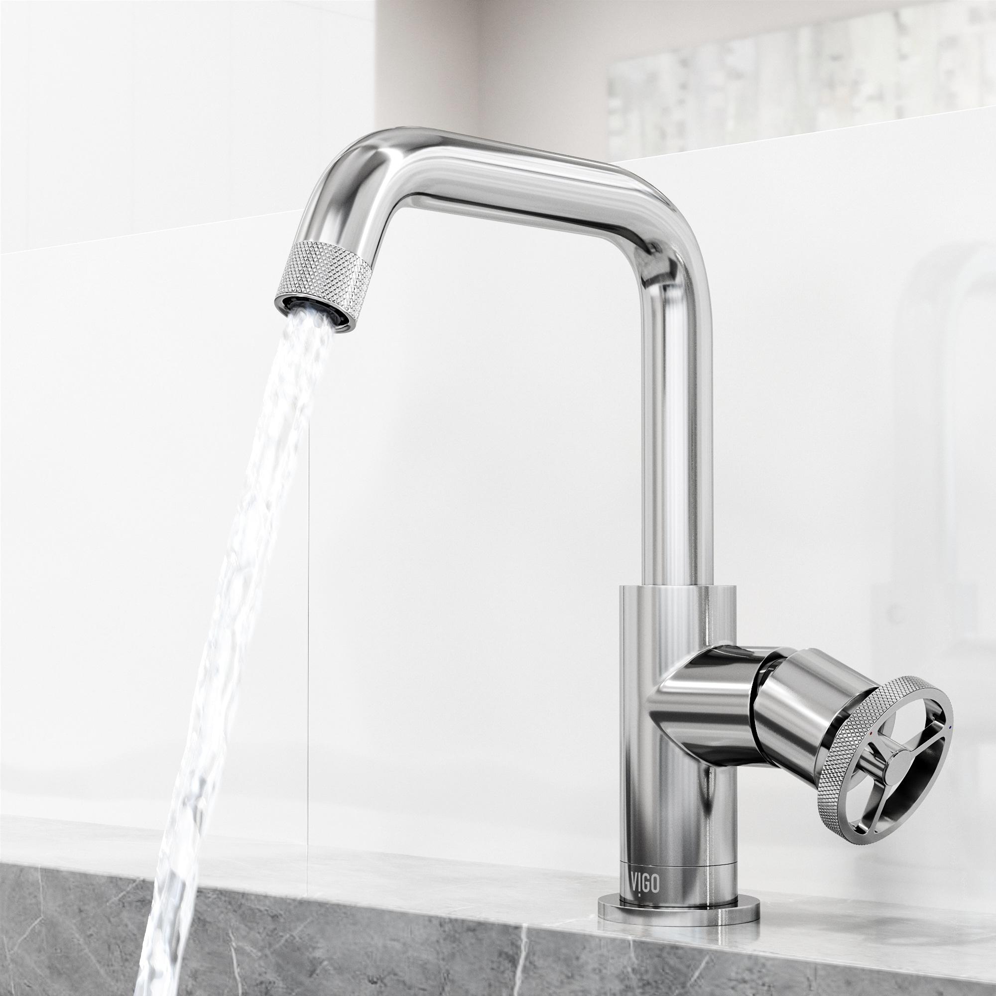 Cass 9" H Single Handle Single Hole Bathroom Faucet