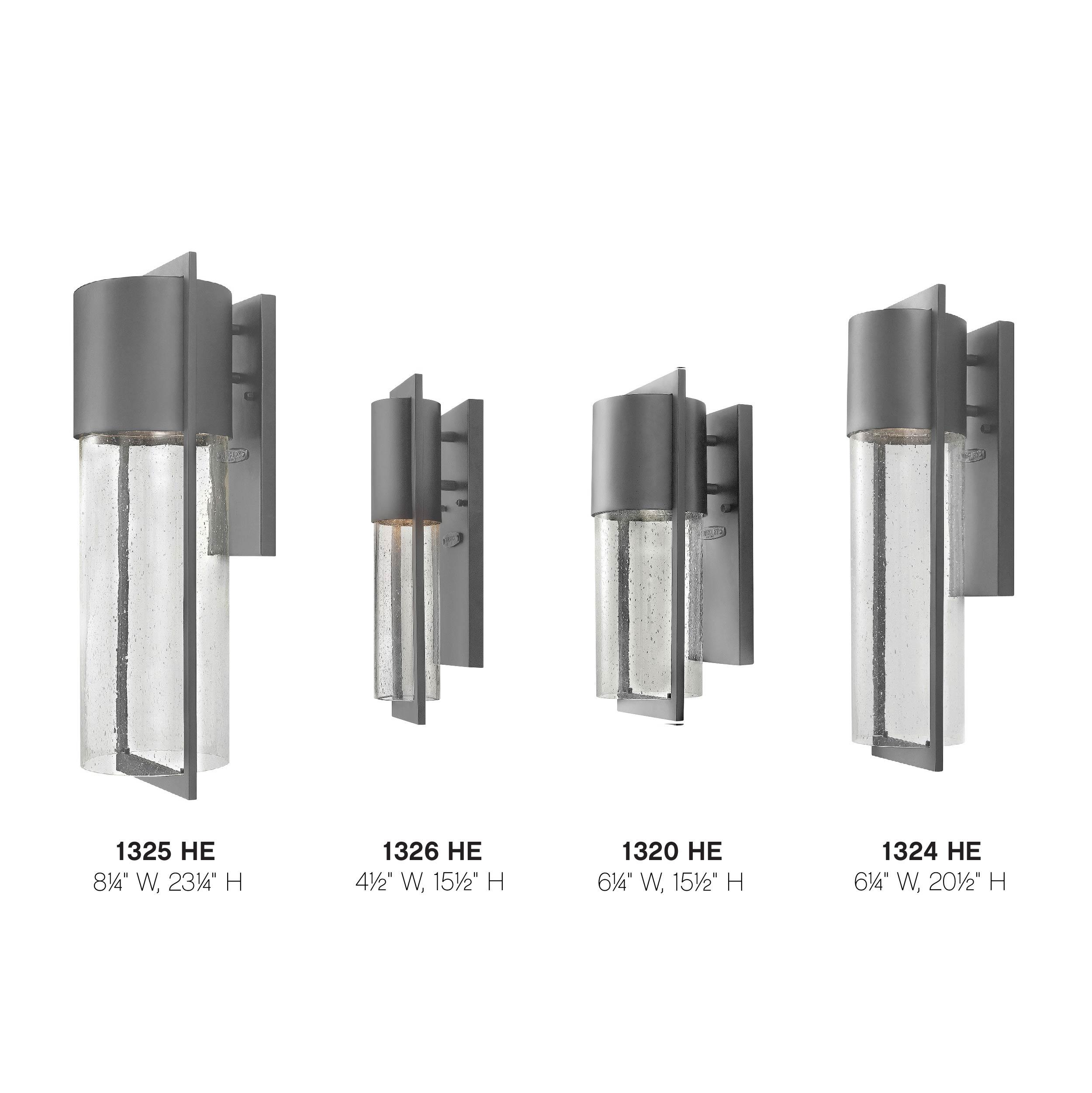 Hinkley Lighting Shelter 1 - Light Wall Light in  Hematite