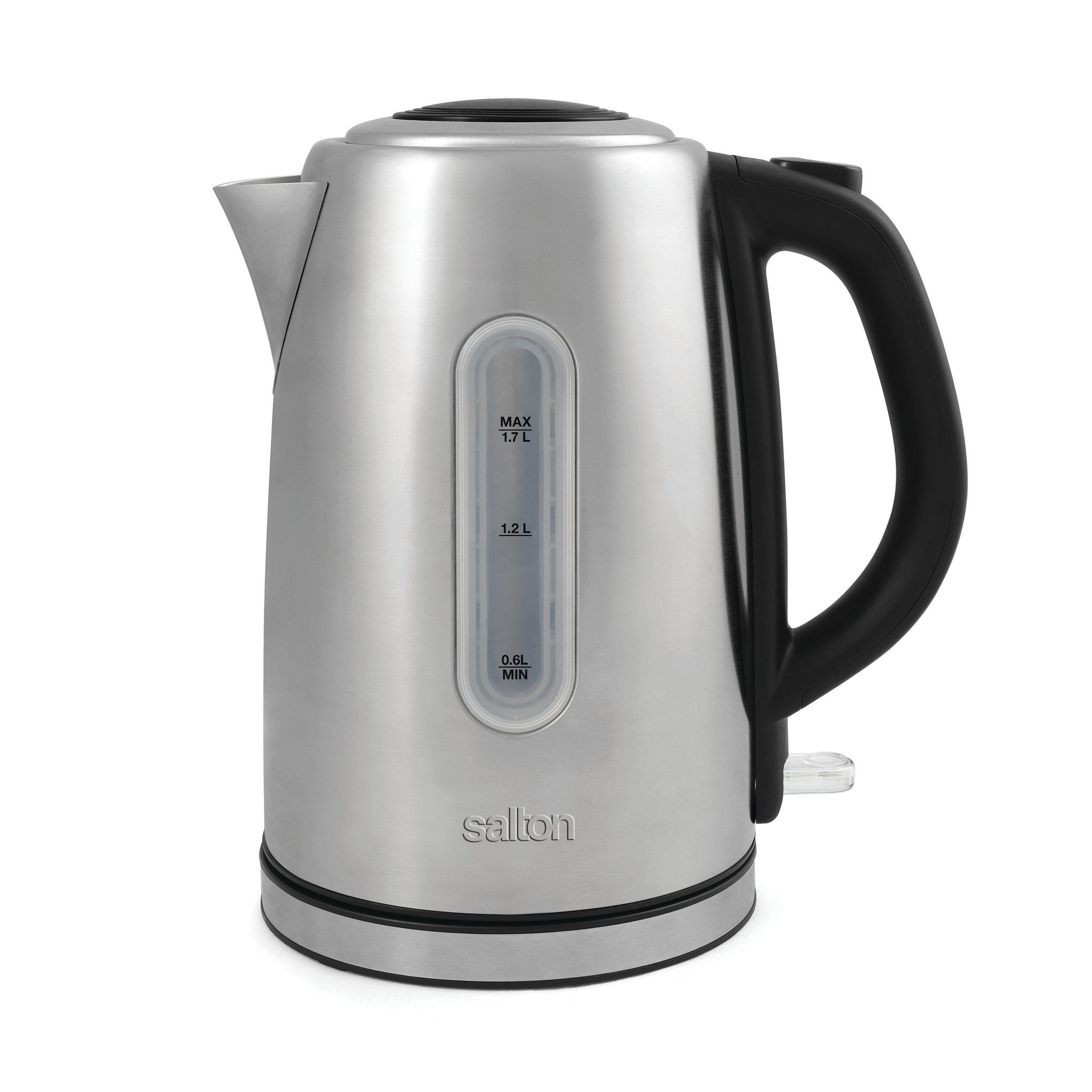 Salton 1.8 Qt. Stainless Steel Electric Tea Kettle
