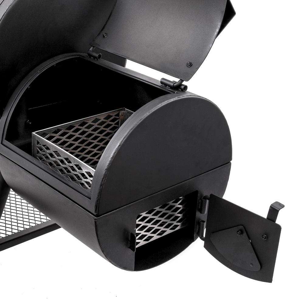 Oklahoma Joe's Oklahoma Joe's 1060 sq. in. Longhorn Reverse Flow Offset Smoker, Black
