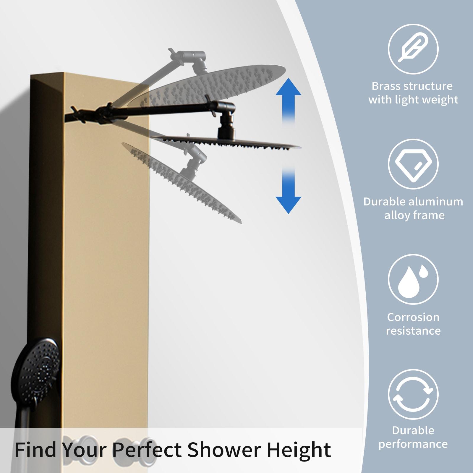60.55'' Shower Panel with Adjustable Shower Head
