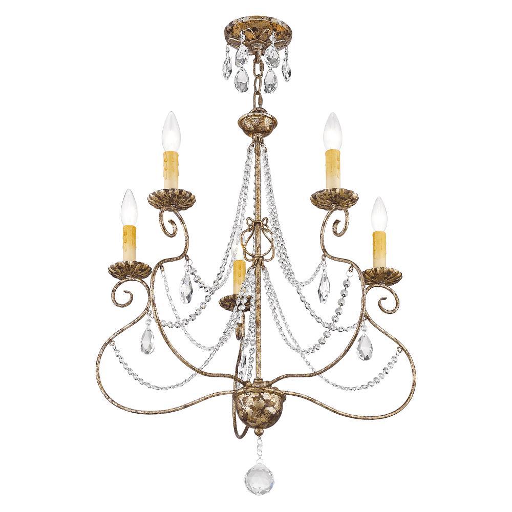 Livex Lighting - Isabella - 5 Light Chandelier in French Country Style - 24