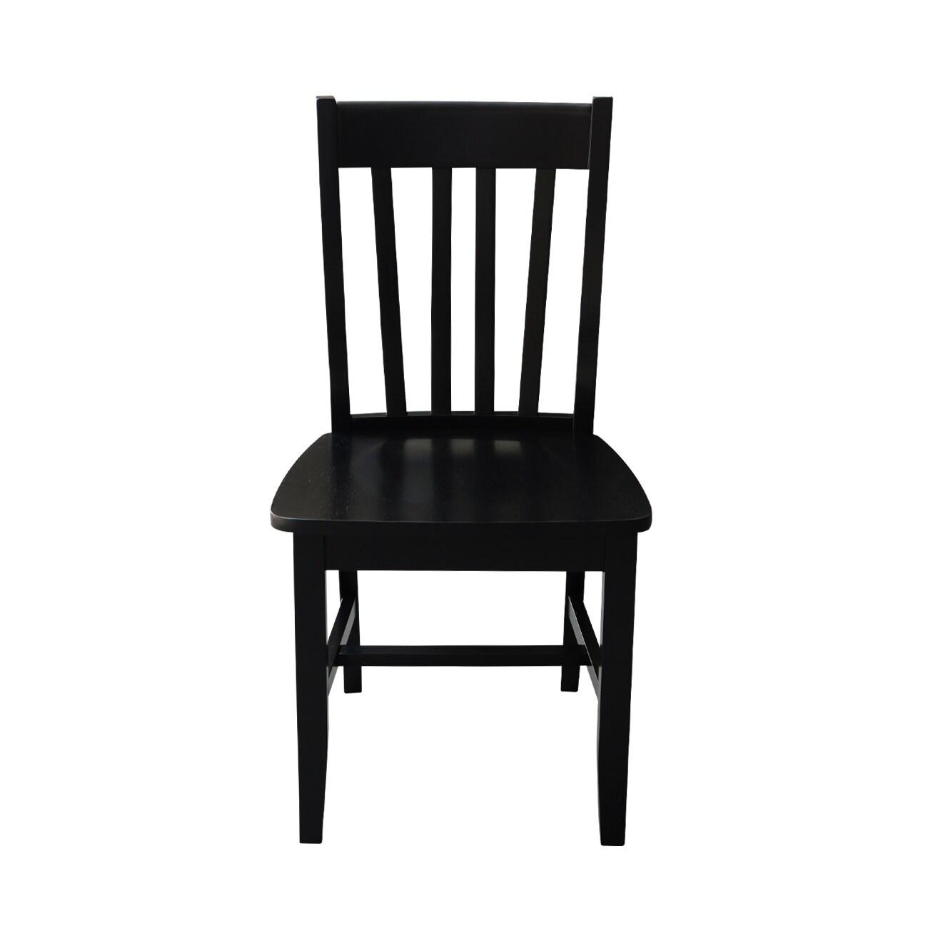 August Grove® Toby 18.5'' H Solid Wood Side Chair (Set of 2)
