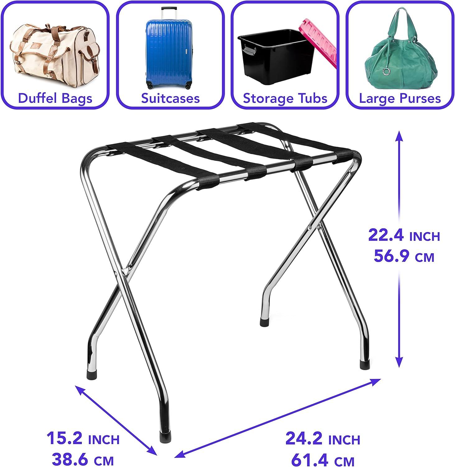 Folding Metal Luggage Rack