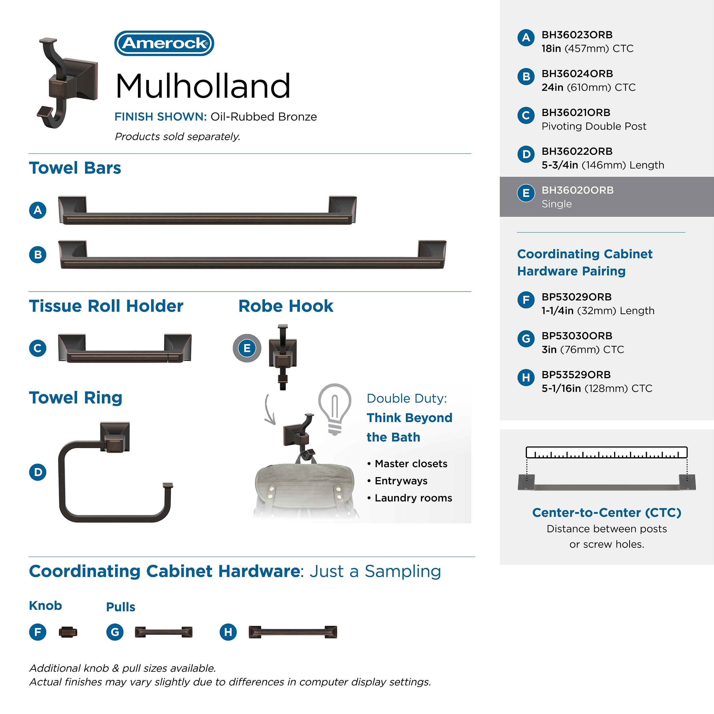 Mulholland Wall Mounted Robe Hook