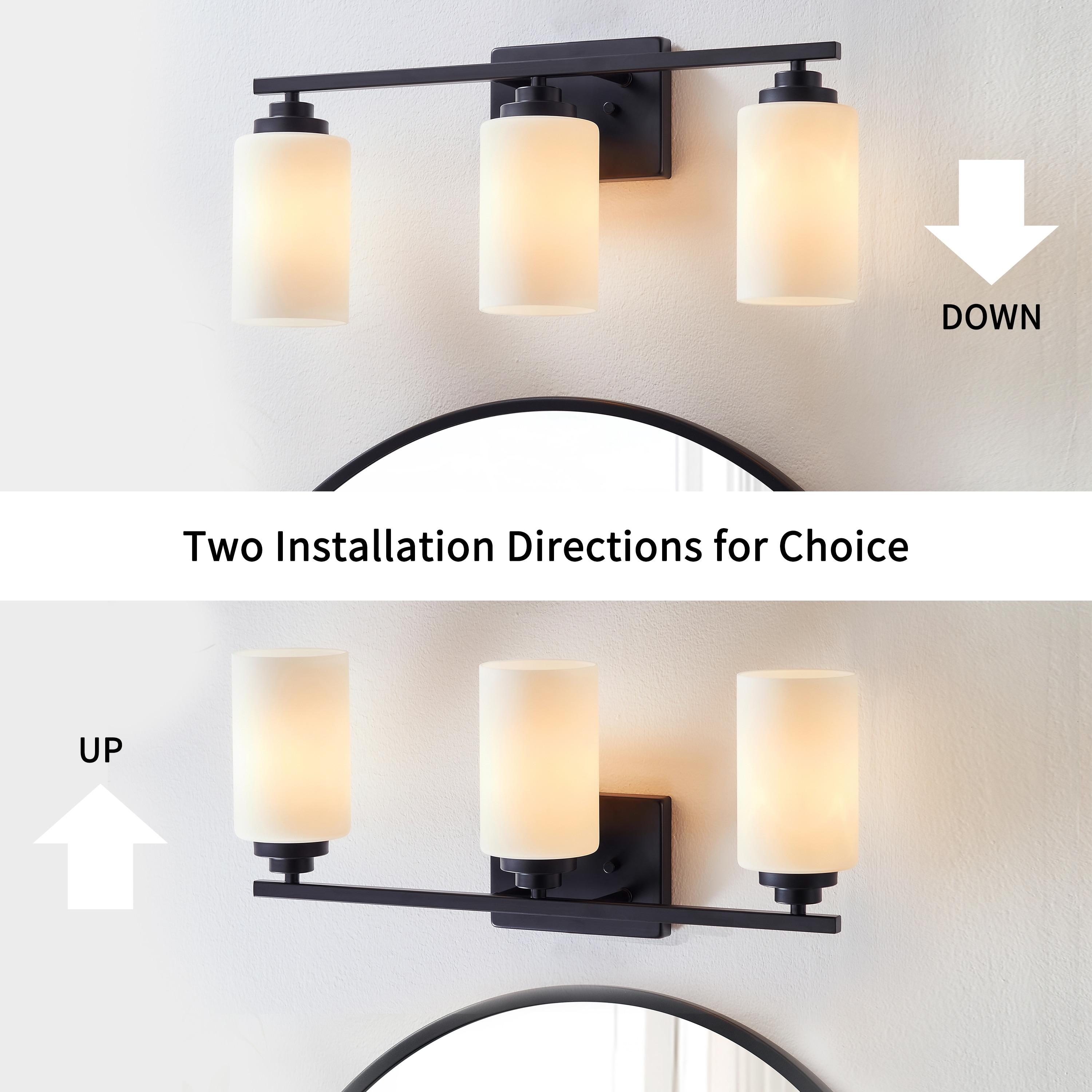 Kawoti Vanity Light With Frosted White Glass