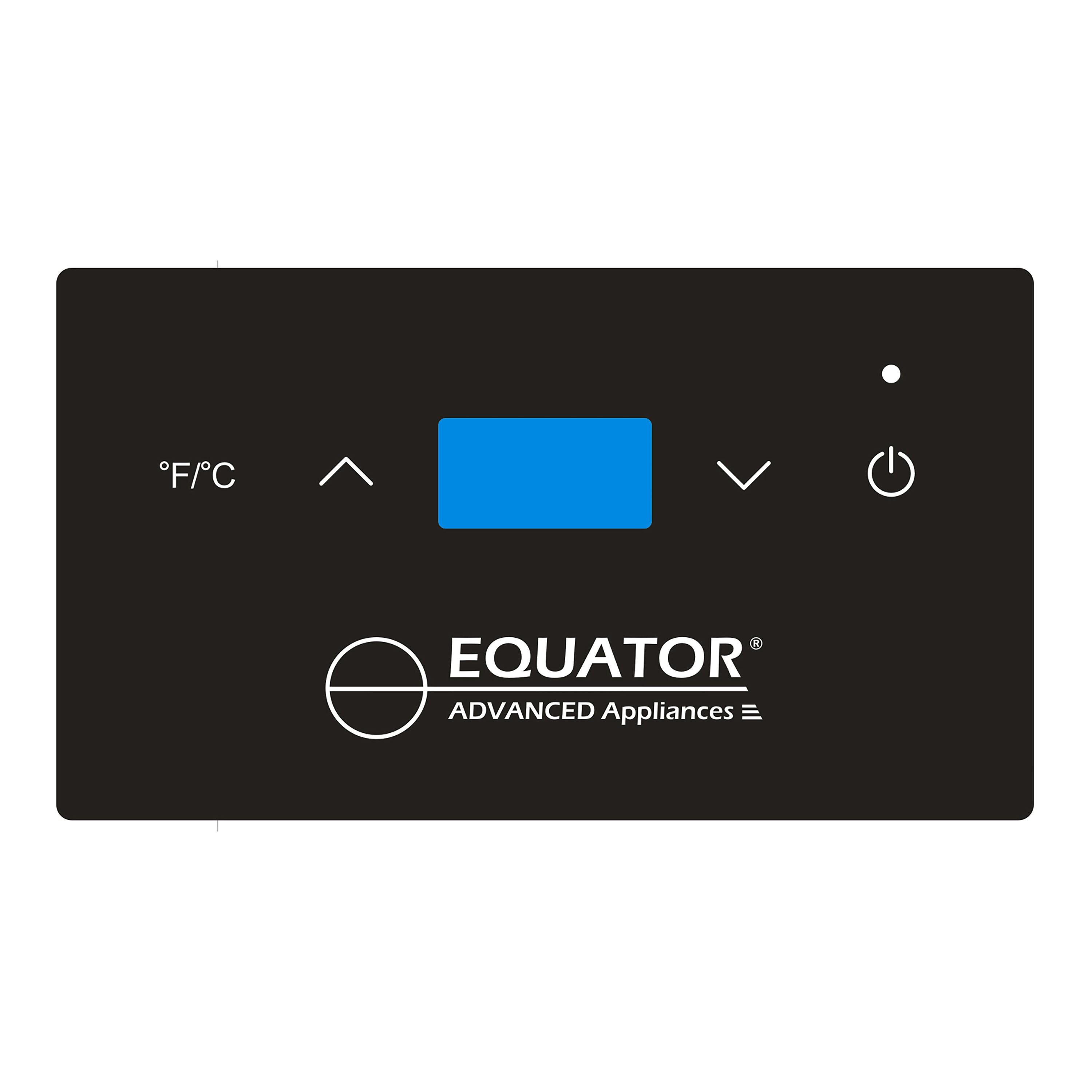 Equator Advanced Appliances Equator 110V/12V Portable Electric Wine Chiller for Red, White, Champagne, and Water Bottles, 750mL Single Bottle Cooler, Stainless Body, Rechargeable, 24h Cold, Ideal for Parties & Gifts