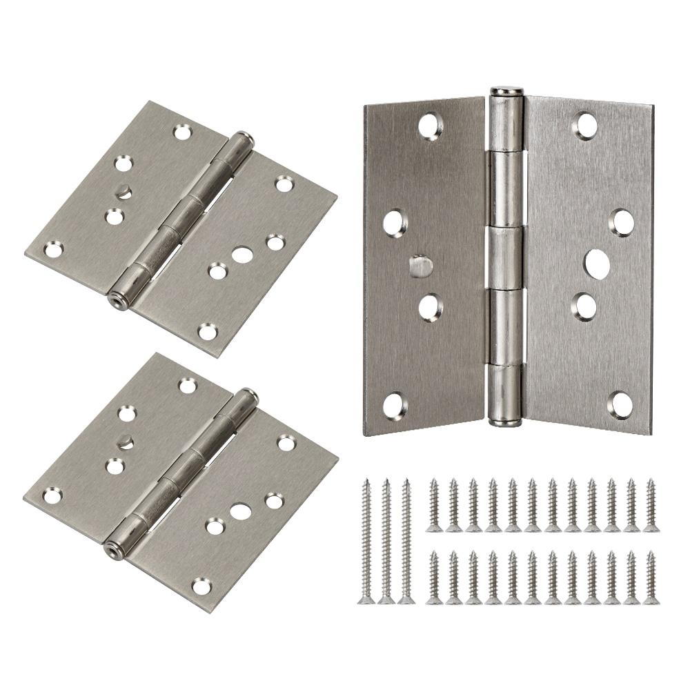 4'' H x 4'' W Butt Bearing Pair Door Hinge (Set of 3)