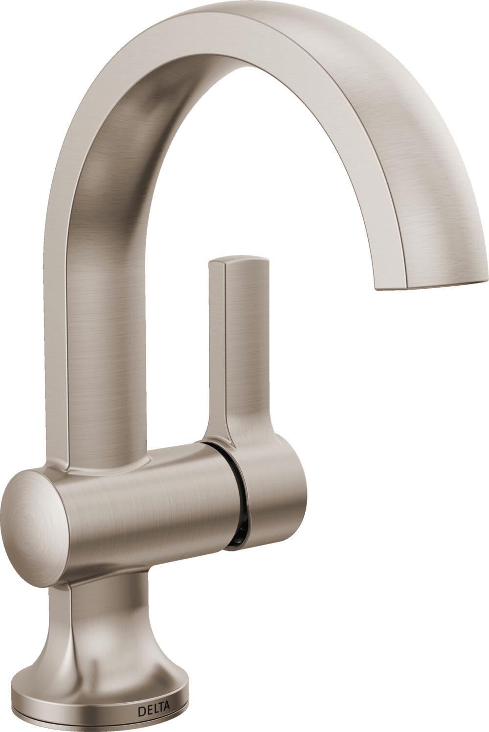 Albion Brushed Nickel Single Handle Bathroom Faucet