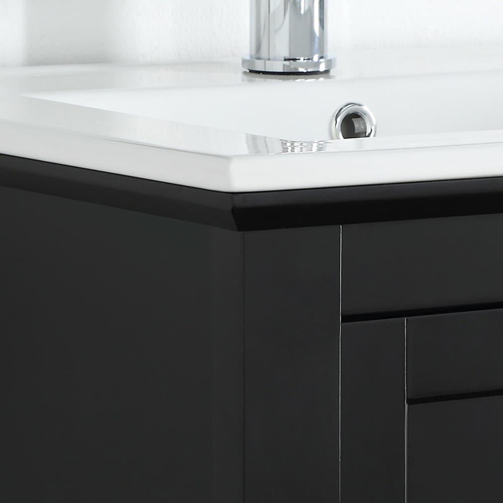 Manchester 30" Freestanding Single Sink Bathroom Vanity with Integrated Sink (Faucet Not Included)
