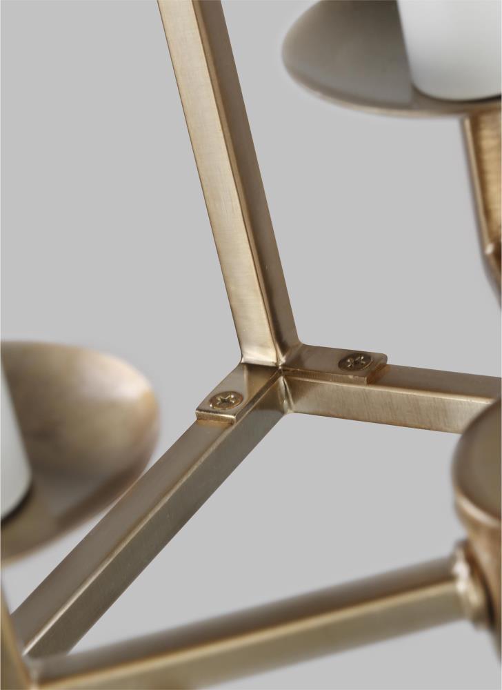 Gala Pendant Light - Brass / 17"W