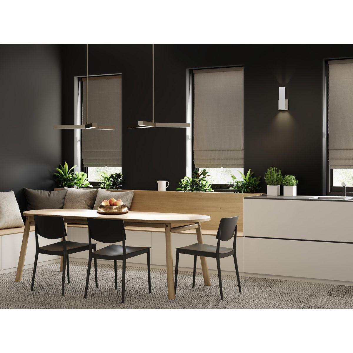 Progress Lighting, Beam Collection, 1-Light LED Wall Bracket, Brushed Nickel, Opal Glass Shade
