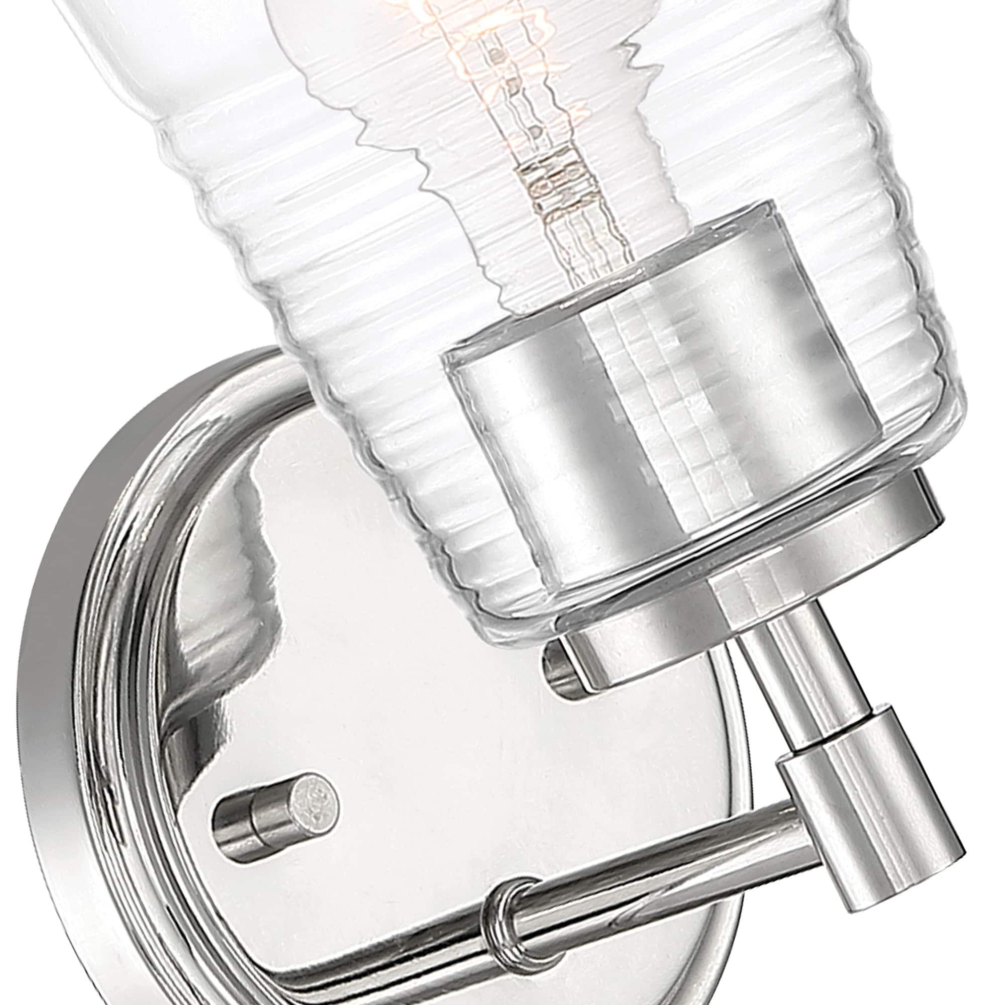 Designers Fountain Ingo Polished Nickel 1 Light Wall Sconce, D230M-1B-PN