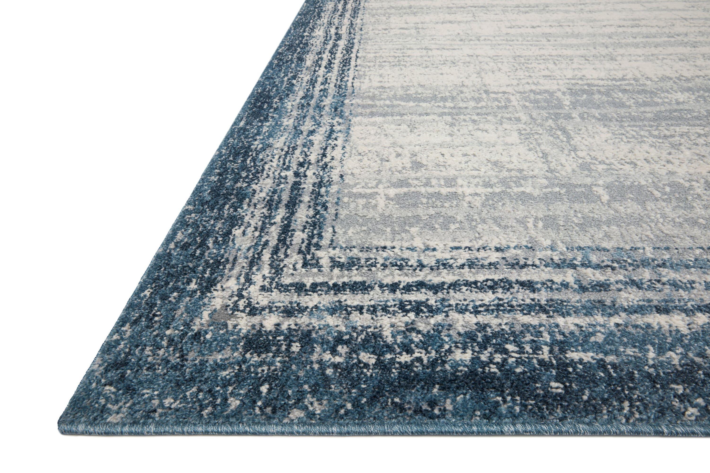 AUS-02 Pebble, Blue 6-7" x 9-2" Size Rug