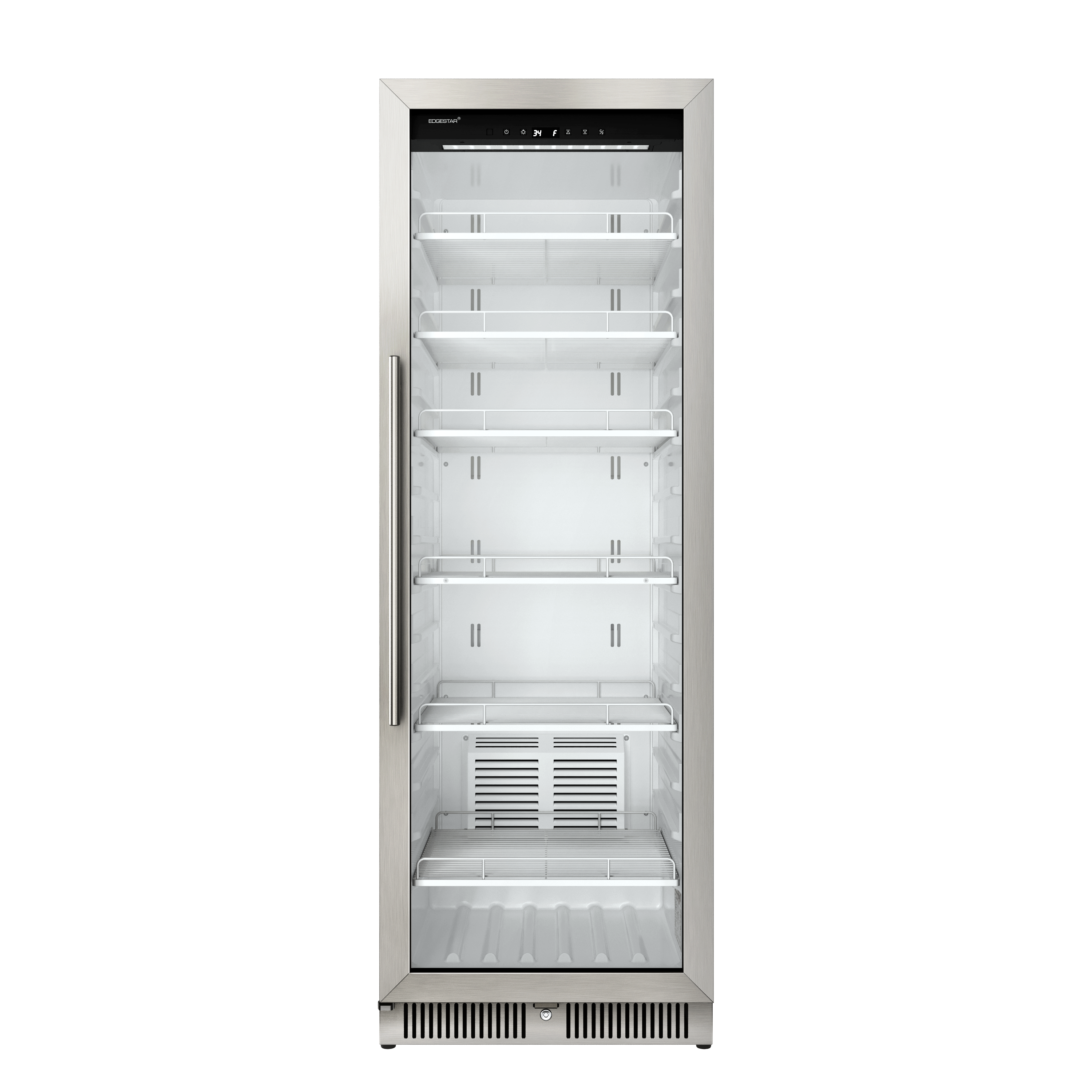 Edgestar Vbm131 24" Wide 13.7 Cu. Ft. Commercial Beverage Merchandiser - Stainless Steel