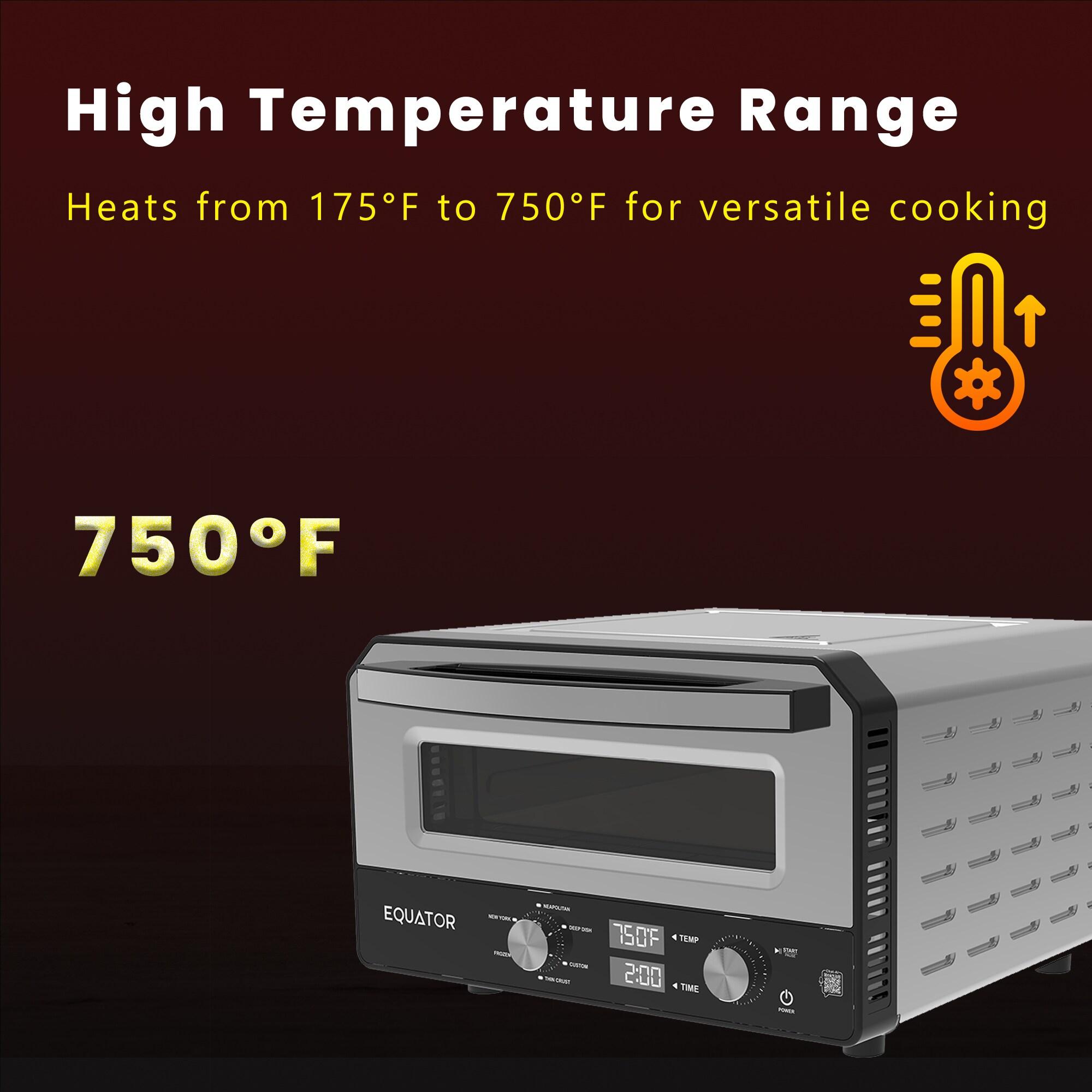 Equator Advanced Appliances Equator ELECTRIC PIZZA OVEN Multi Program w/ Baking Stone Countertop 0.5cf 110V | Wayfair