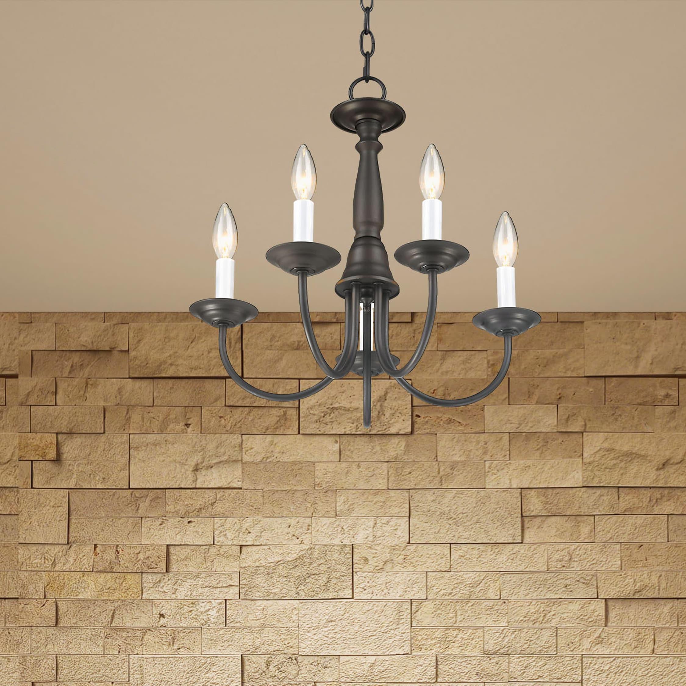 Livex Lighting Home Basics 5 - Light Chandelier in  Bronze