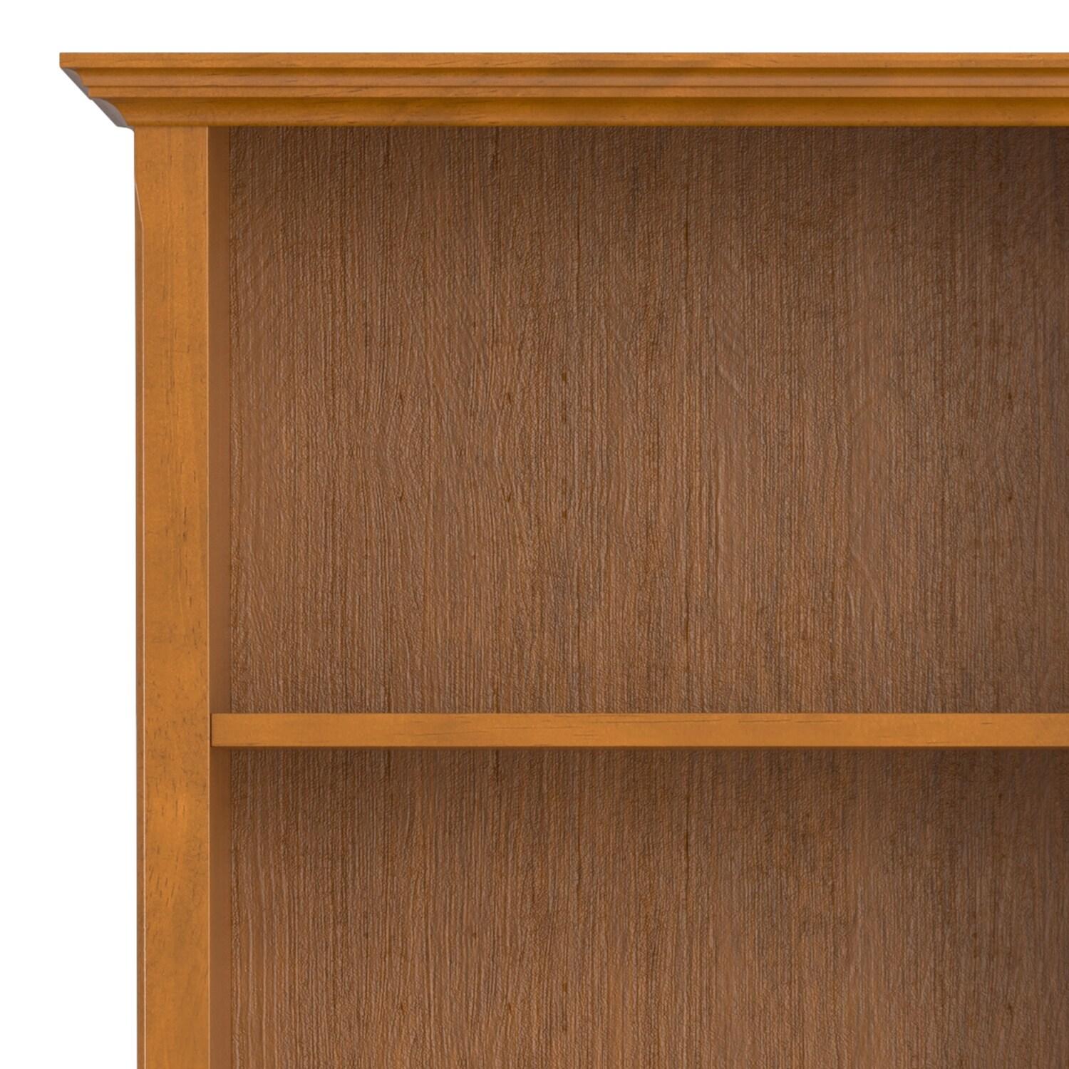 Simpli Home Amherst SOLID WOOD 5 Shelf Bookcase