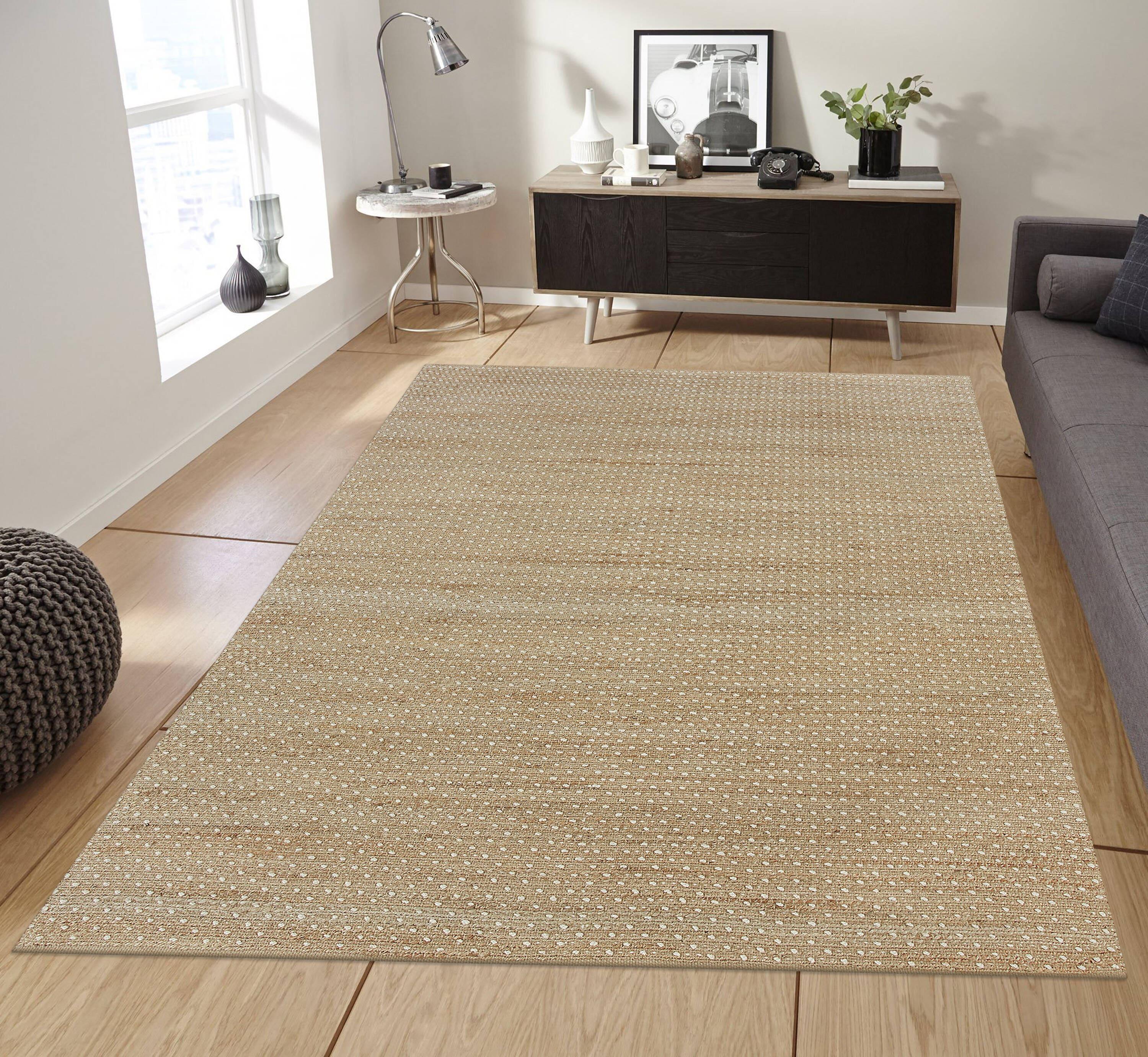 8'x10' Pata Hand Woven Chunky Jute Area Rug, Natural - JONATHAN Y
