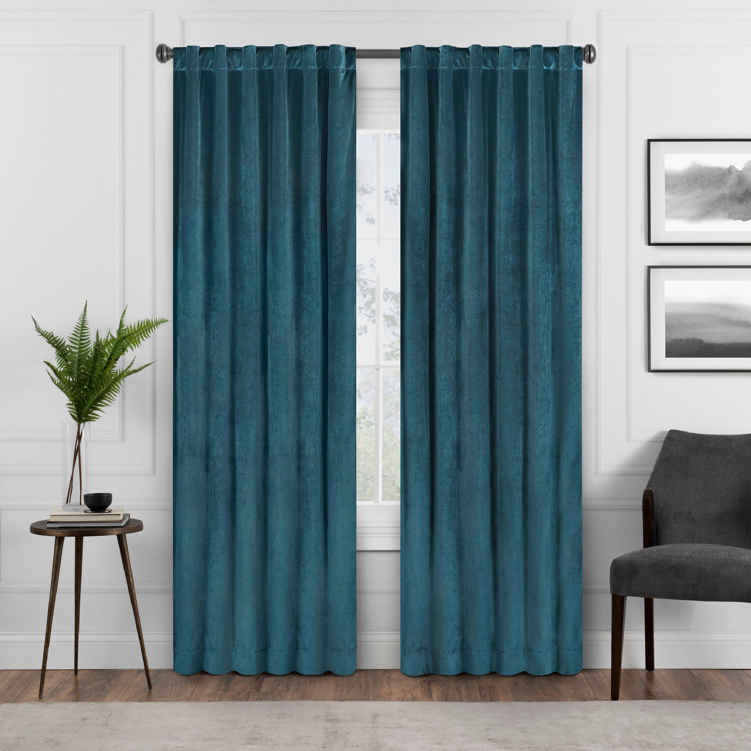 Eclipse Eclipse Harper Velvet Absolute Zero Blackout Window Panel