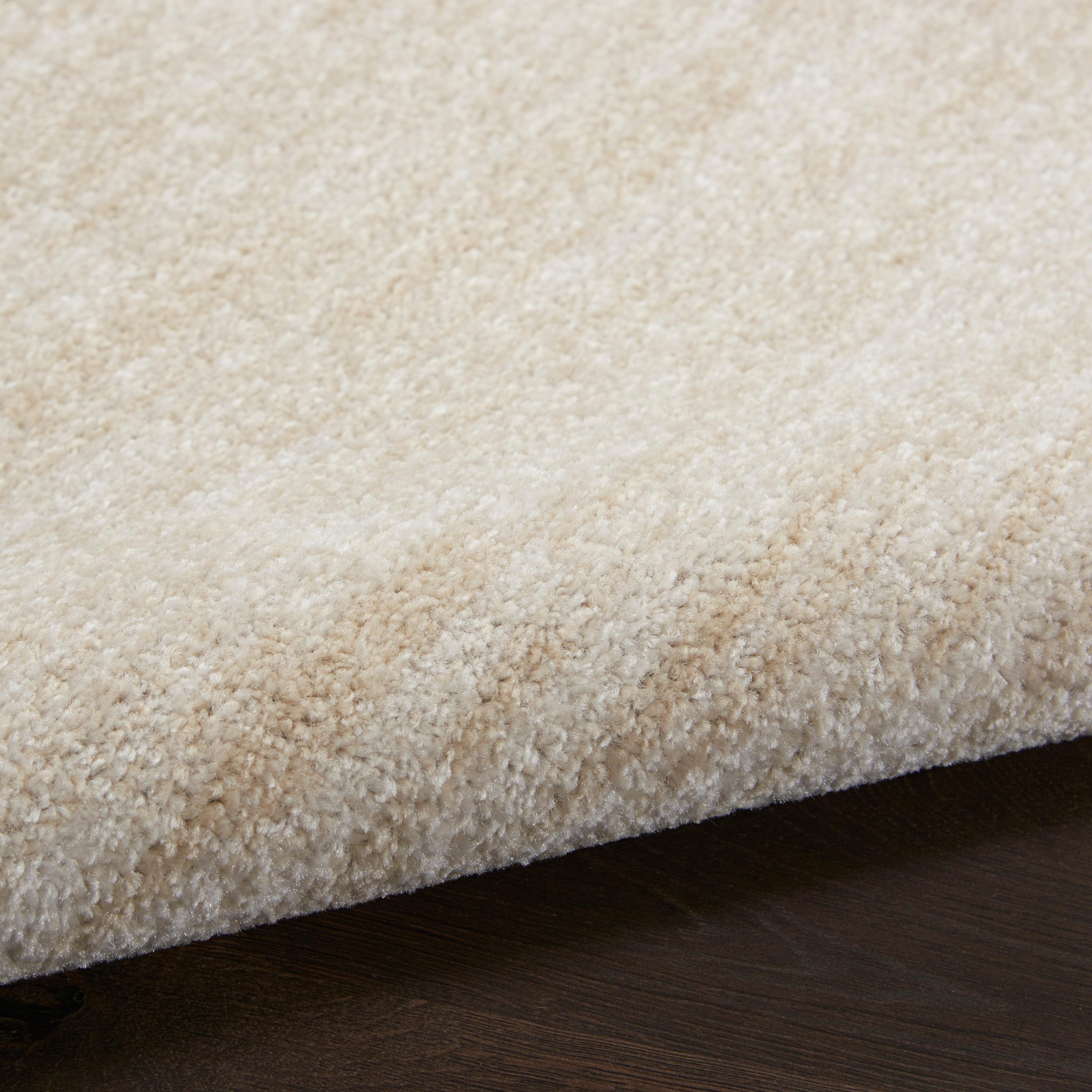 Nourison Essentials Easy Care Indoor Outdoor Area Rug - Ivory Beige 10' x Round