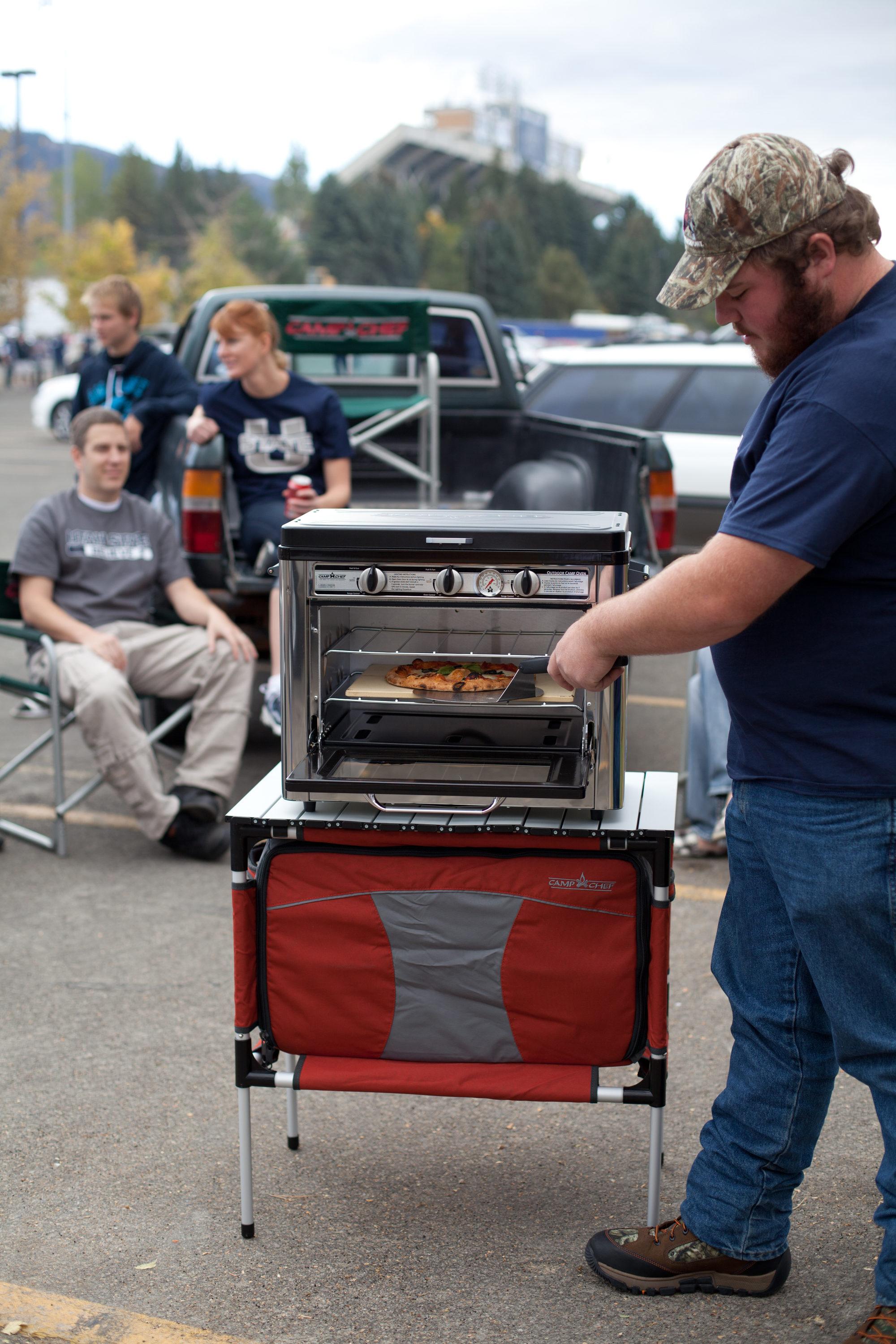 Camp Chef Mountain Series Table and Organizer - Red