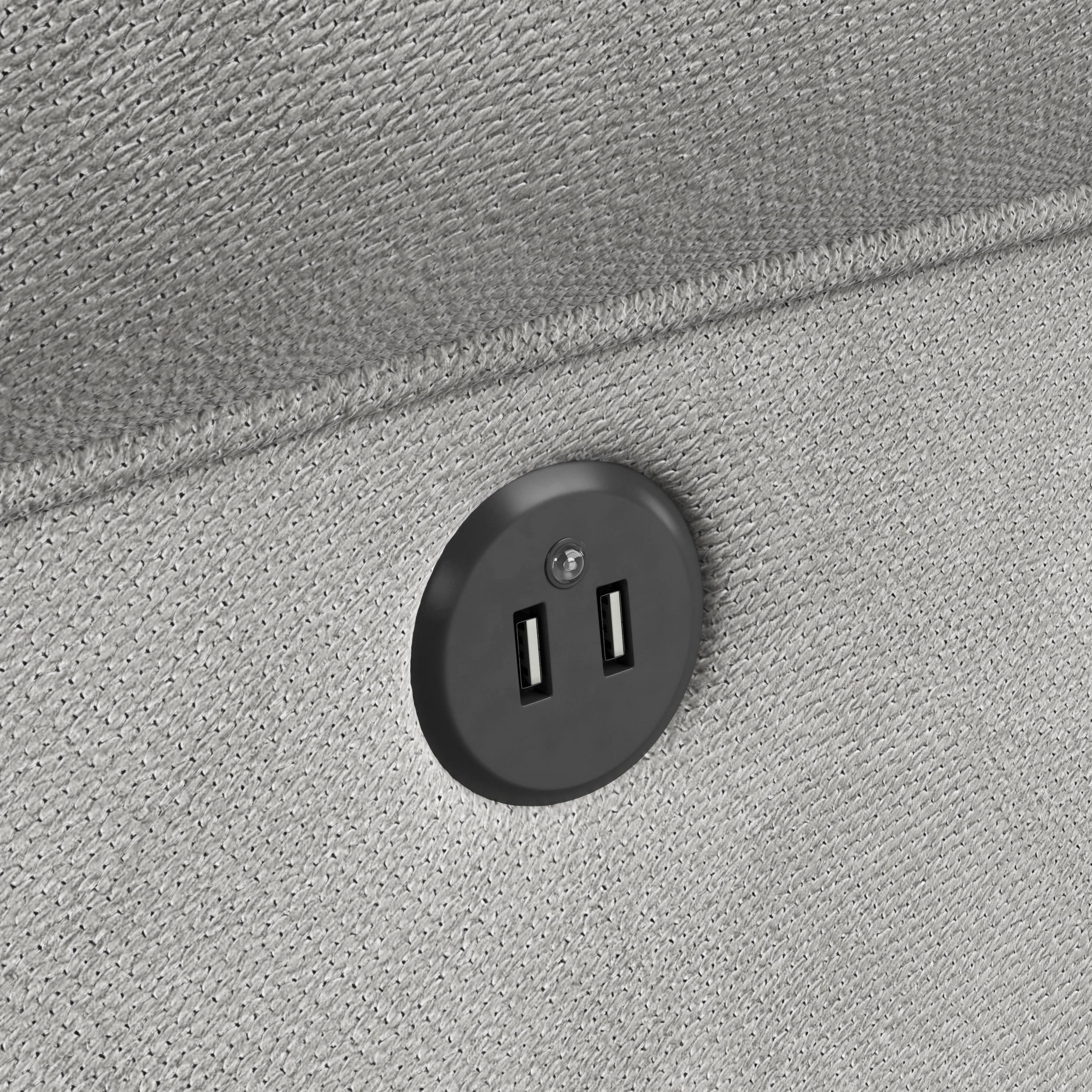 Serenity Swivel Reclining Glider with USB