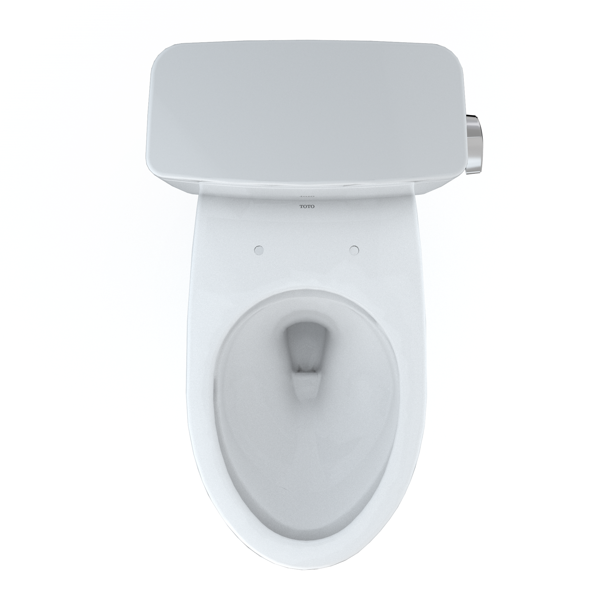 Drake® 1.28 GPF (Water Efficient) Elongated Two-Piece Toilet with Tornado Flush (Seat Not Included)