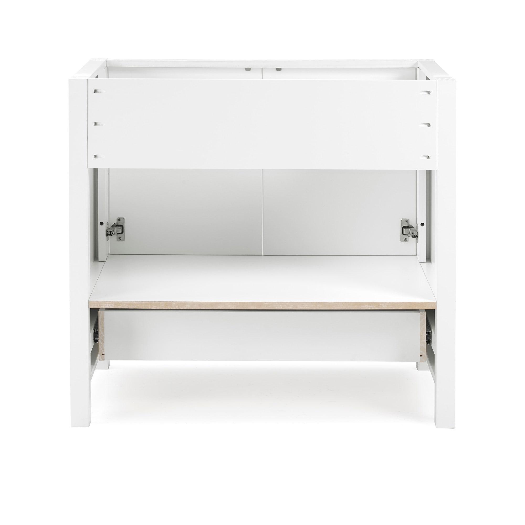 Williamsburg 36"W Transitional Style Vanity Cabinet With Soft Close Doors And Drawers