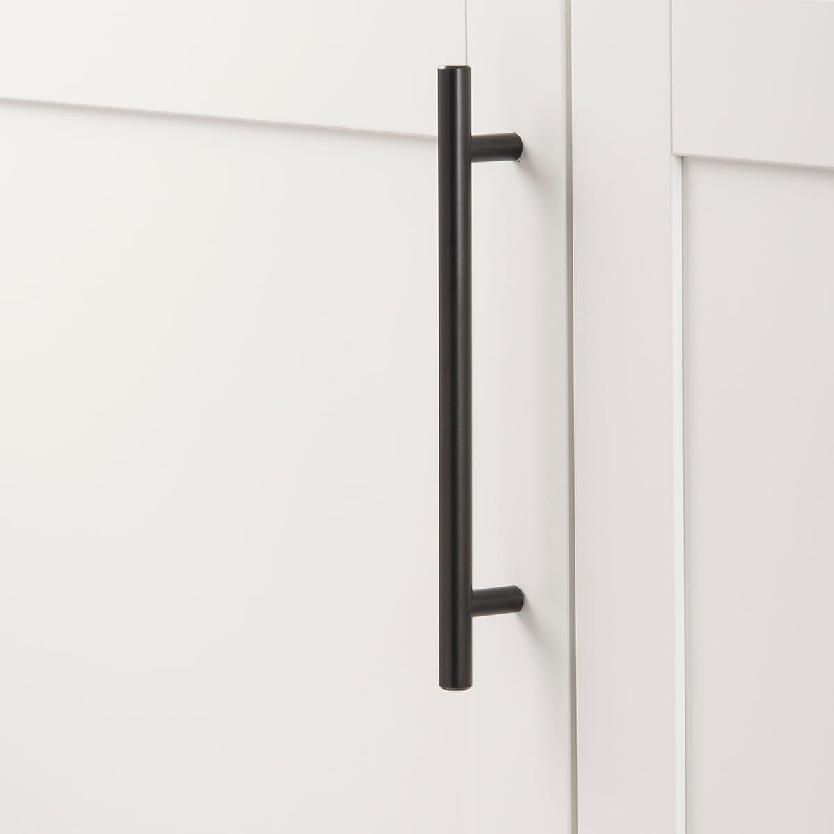 Bar Pull Kitchen Cabinet Handles, Solid Core Drawer Pulls for Cabinet Doors, 6-5/16" (160mm)