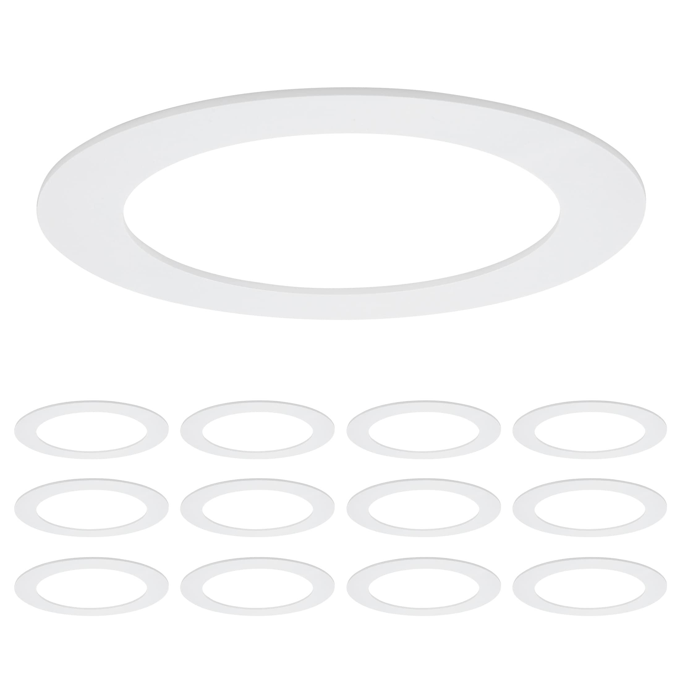 Maxxima Outer 8.6" Inner 6.22" Goof Rings for Recessed Lights, 12 Pack