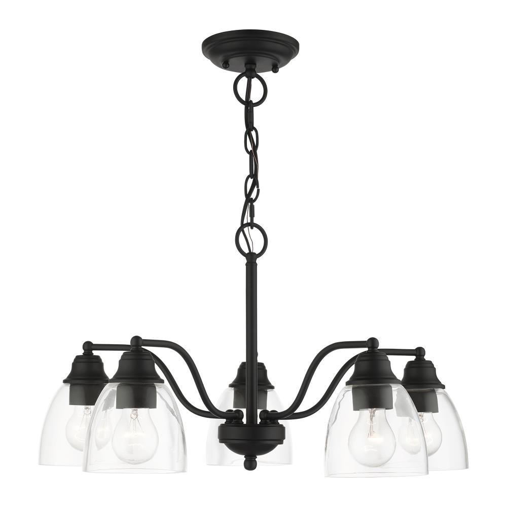 Livex Lighting Montgomery 5 - Light Chandelier in  Black