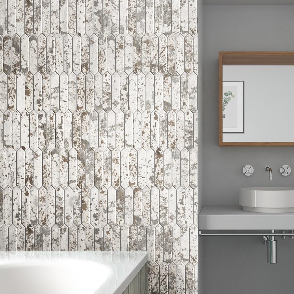 Festa 1.7'' W x 9.6'' L Ceramic Singular Tile