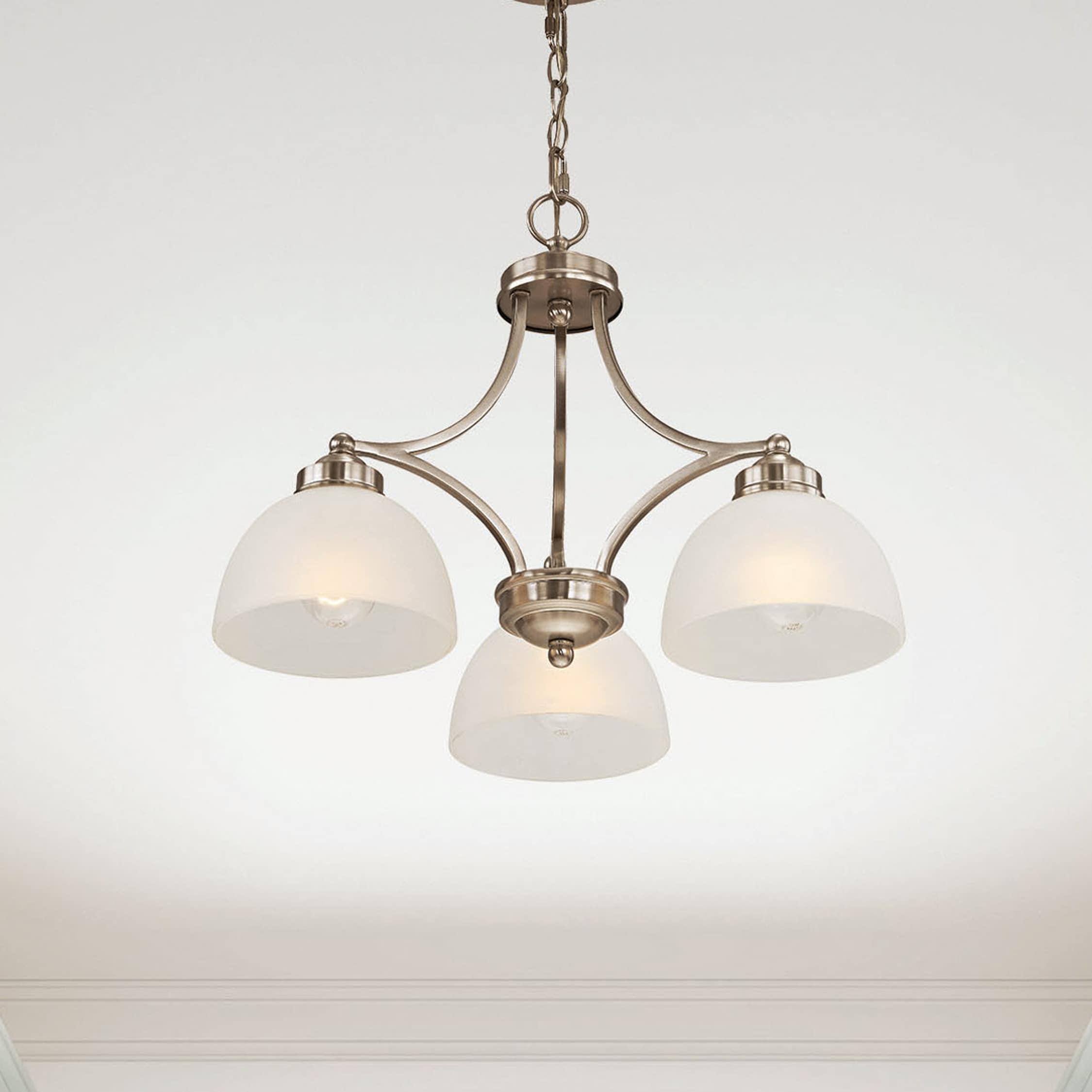 Livex Lighting Somerset 3 - Light Chandelier in  Brushed Nickel