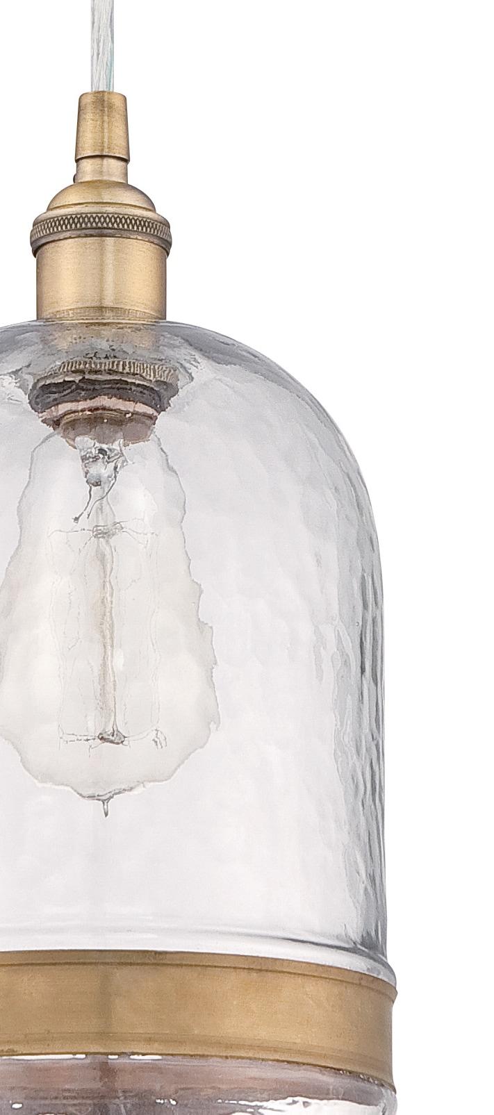1 - Light Antique Copper Single Pendant